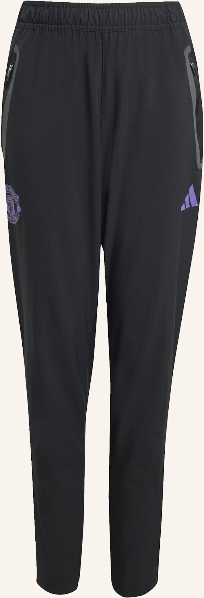 Adidas Manchester United Tiro 25 Competition Vis Tech Kids Travel Hose schwarz