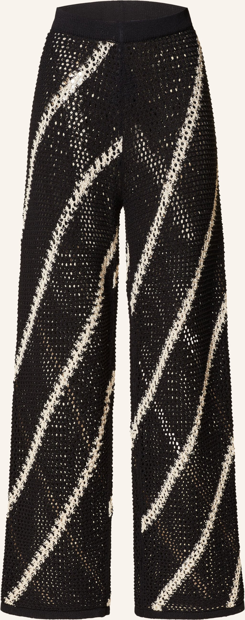 Thumbnail - Samsøe Samsøe Strickhose Saisha schwarz