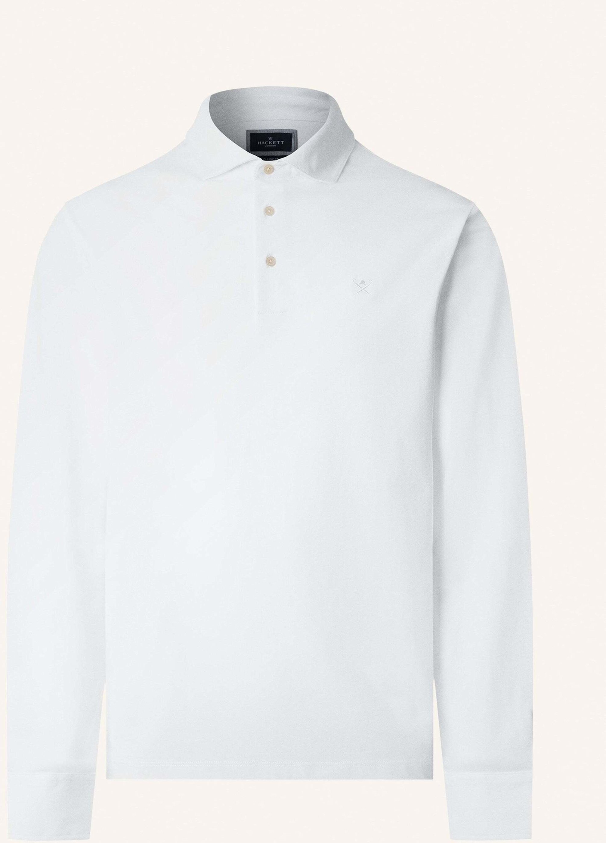 Hackett London Poloshirt Pima Cotton Polo Ls weiss