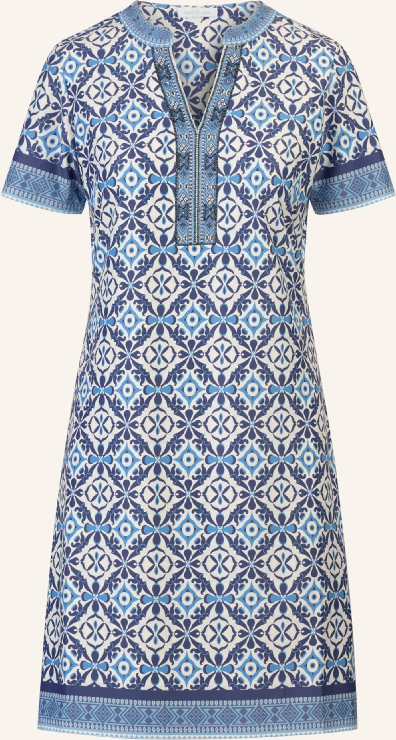 Mint & Mia Kurzes Kofferkleid blau