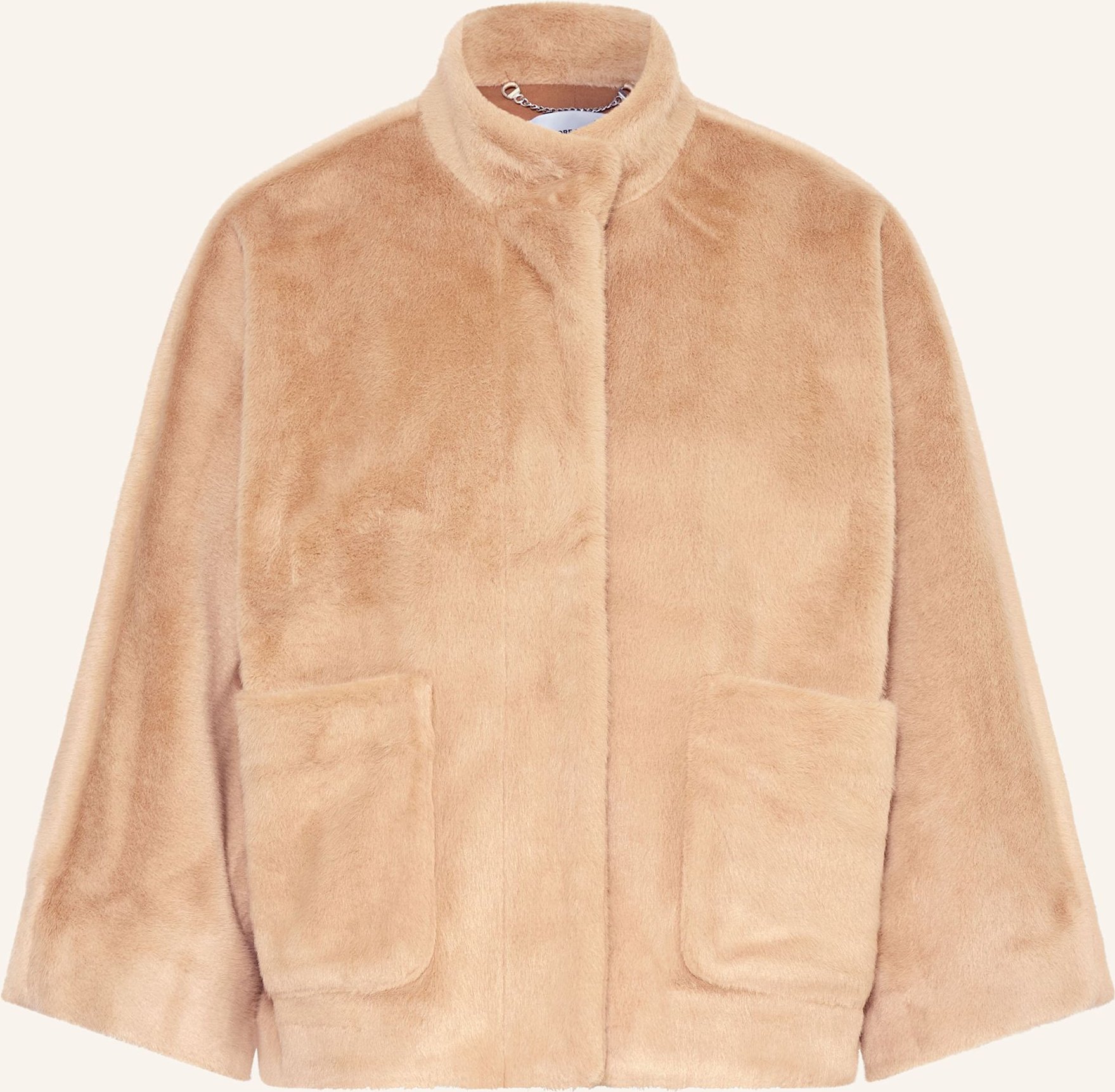 More & More Kunstfell-Jacke braun