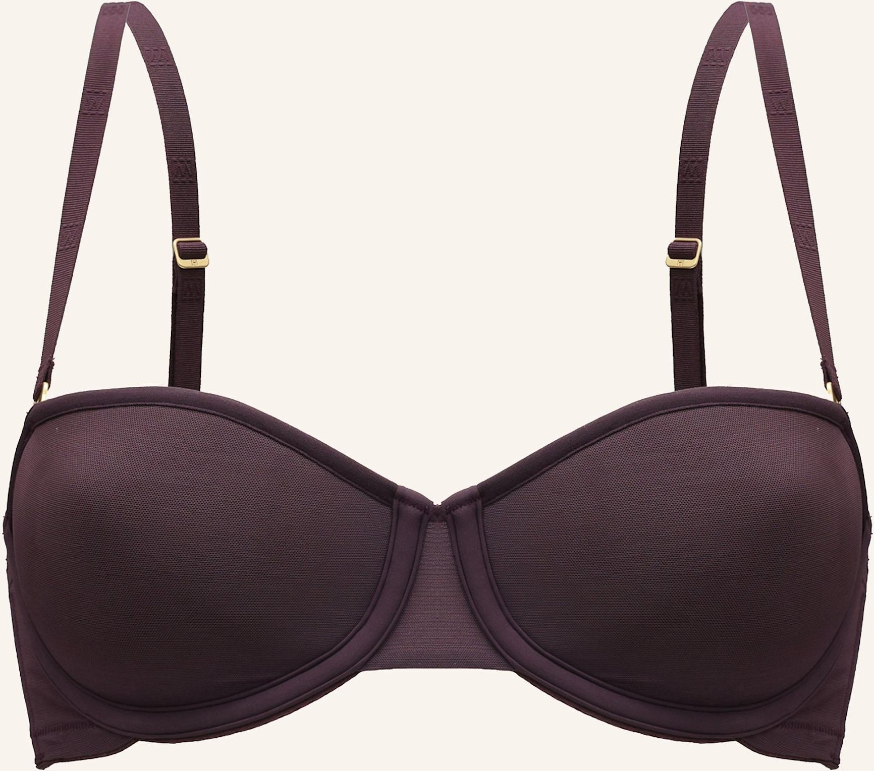 Wolford Bh Sheer Opaque Bandeau Bra lila