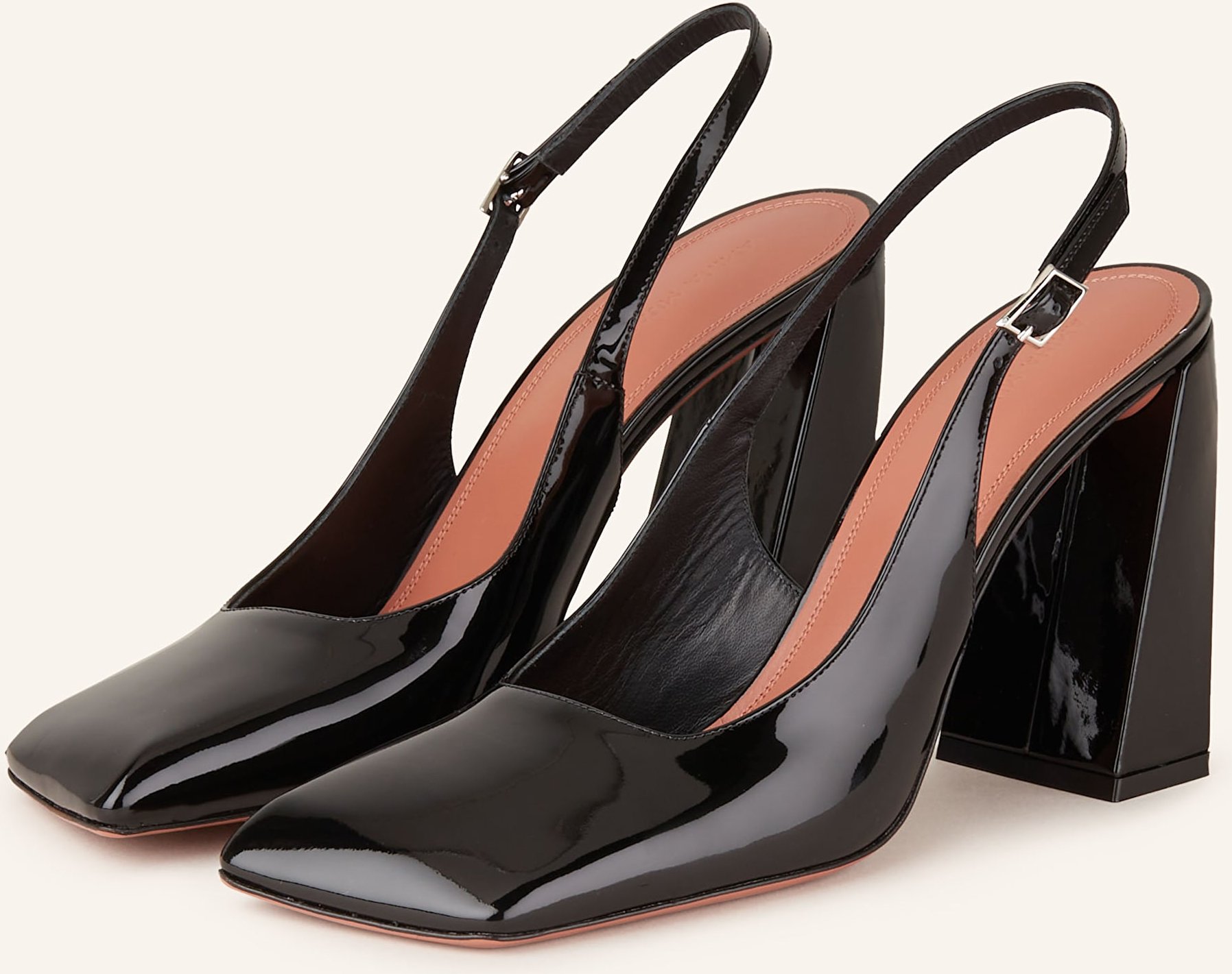 Amina Muaddi Slingpumps Charlotte schwarz