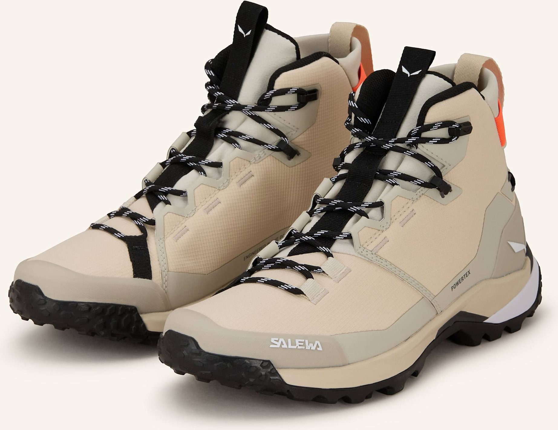Salewa Wanderschuhe Puez 2 Mid Ptx beige