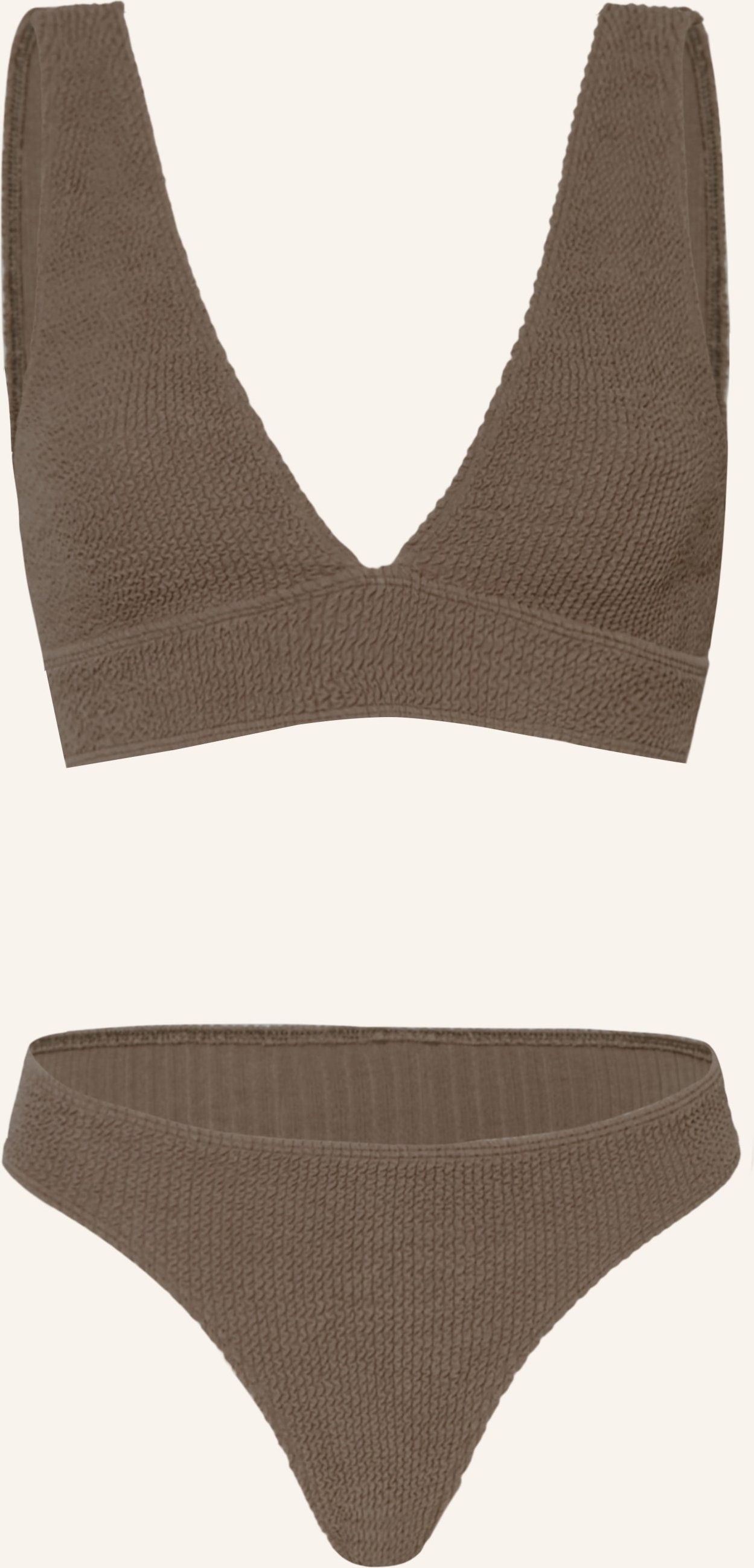 Sorbet Island Bralette-Bikini Aqua beige