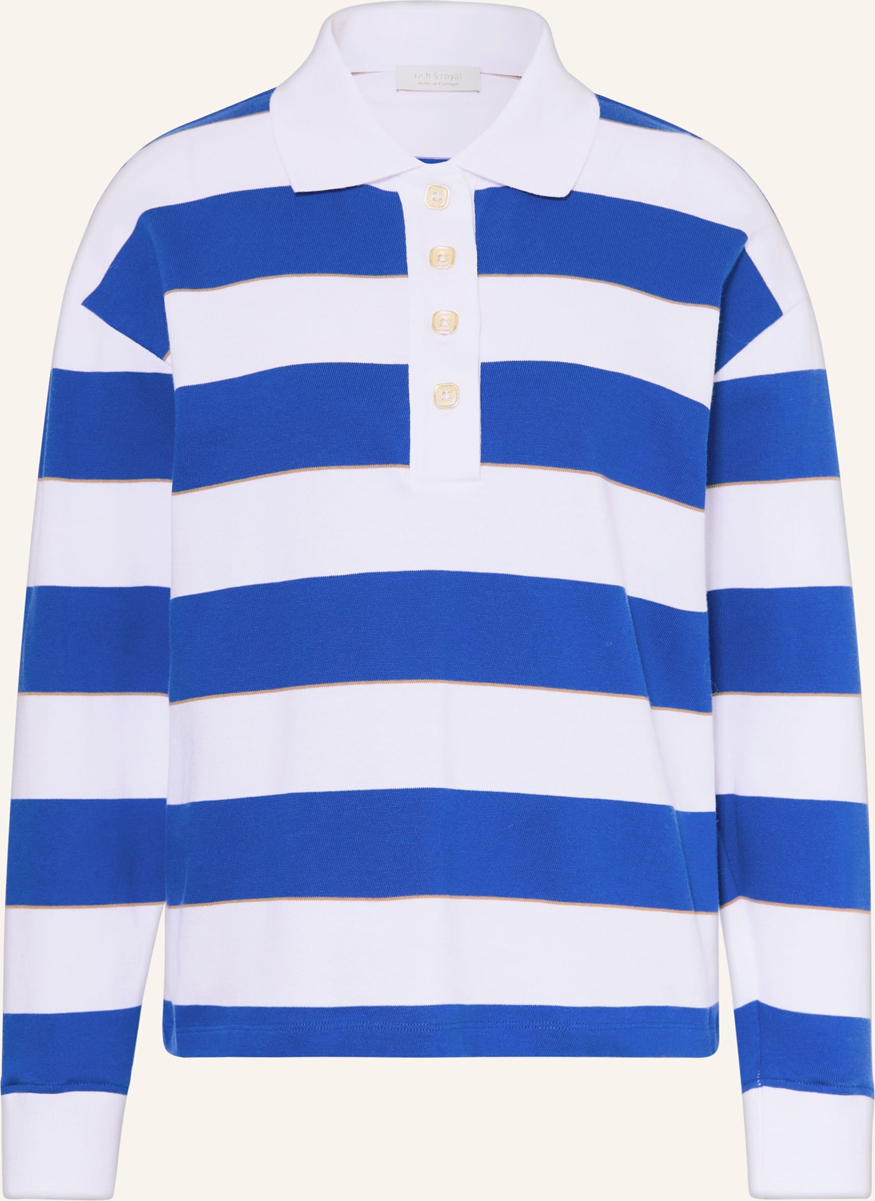 Rich & Royal Rugbyshirt blau
