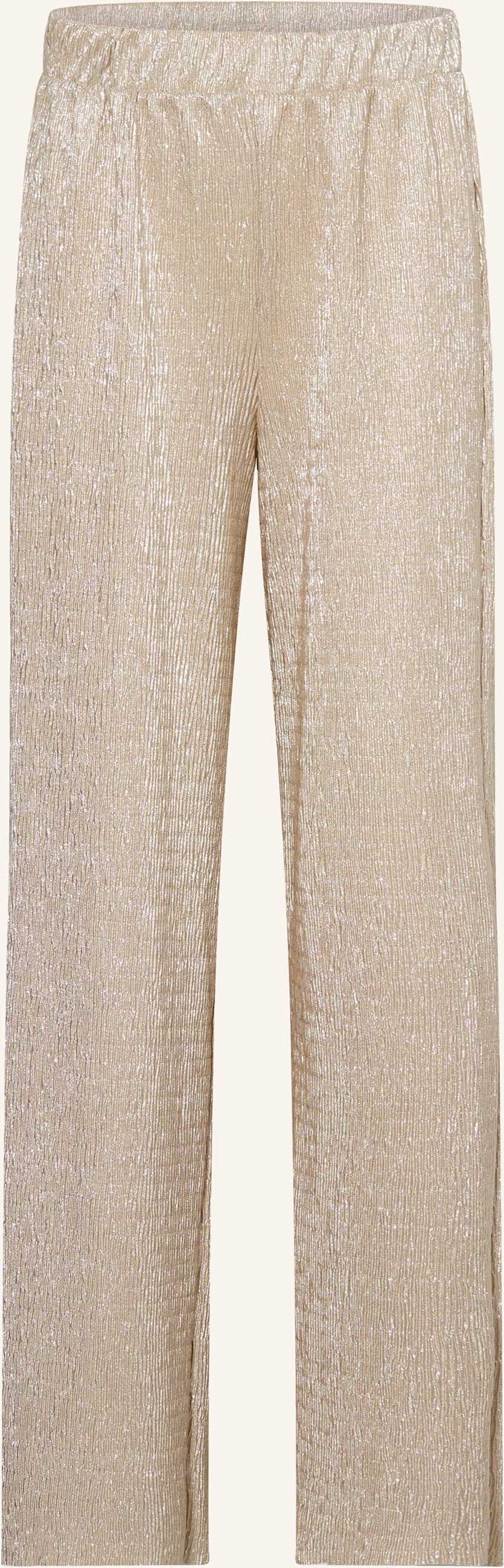 Garcia Hose Mit Glitzergarn silber