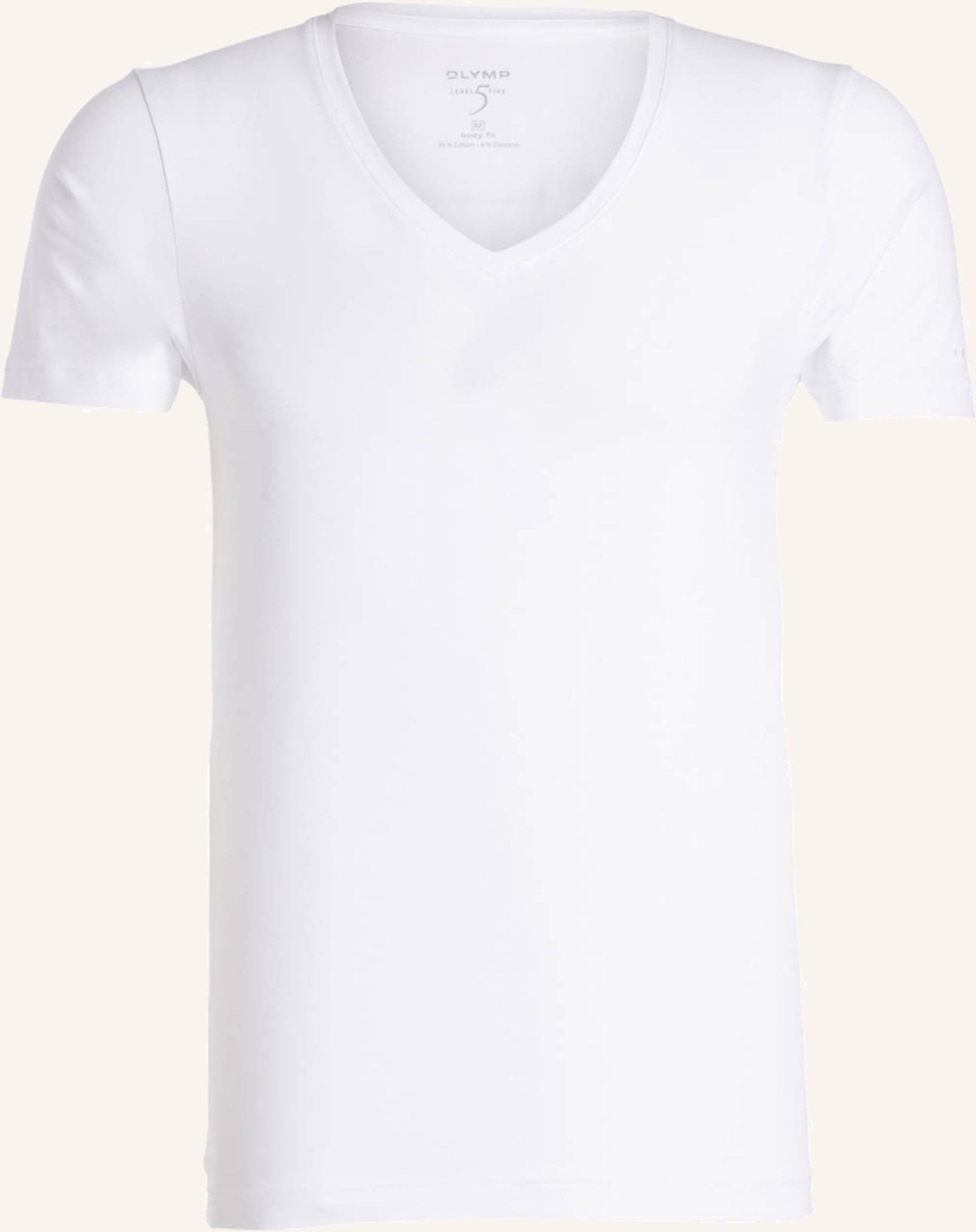 Thumbnail - Olymp T-Shirt Level Five Body Fit weiss