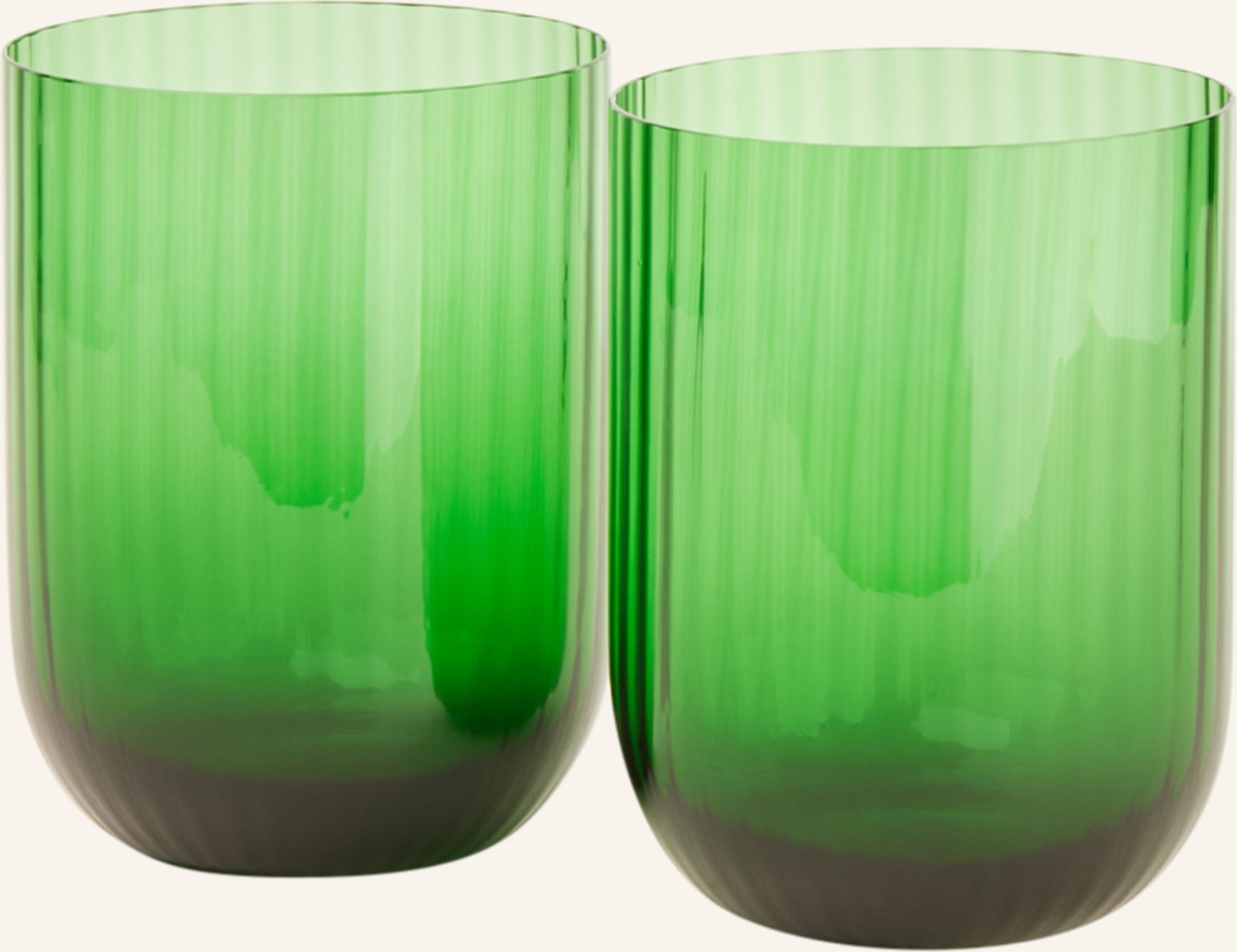 Dolce & Gabbana Casa 2er-Set Trinkgläser Carretto gruen