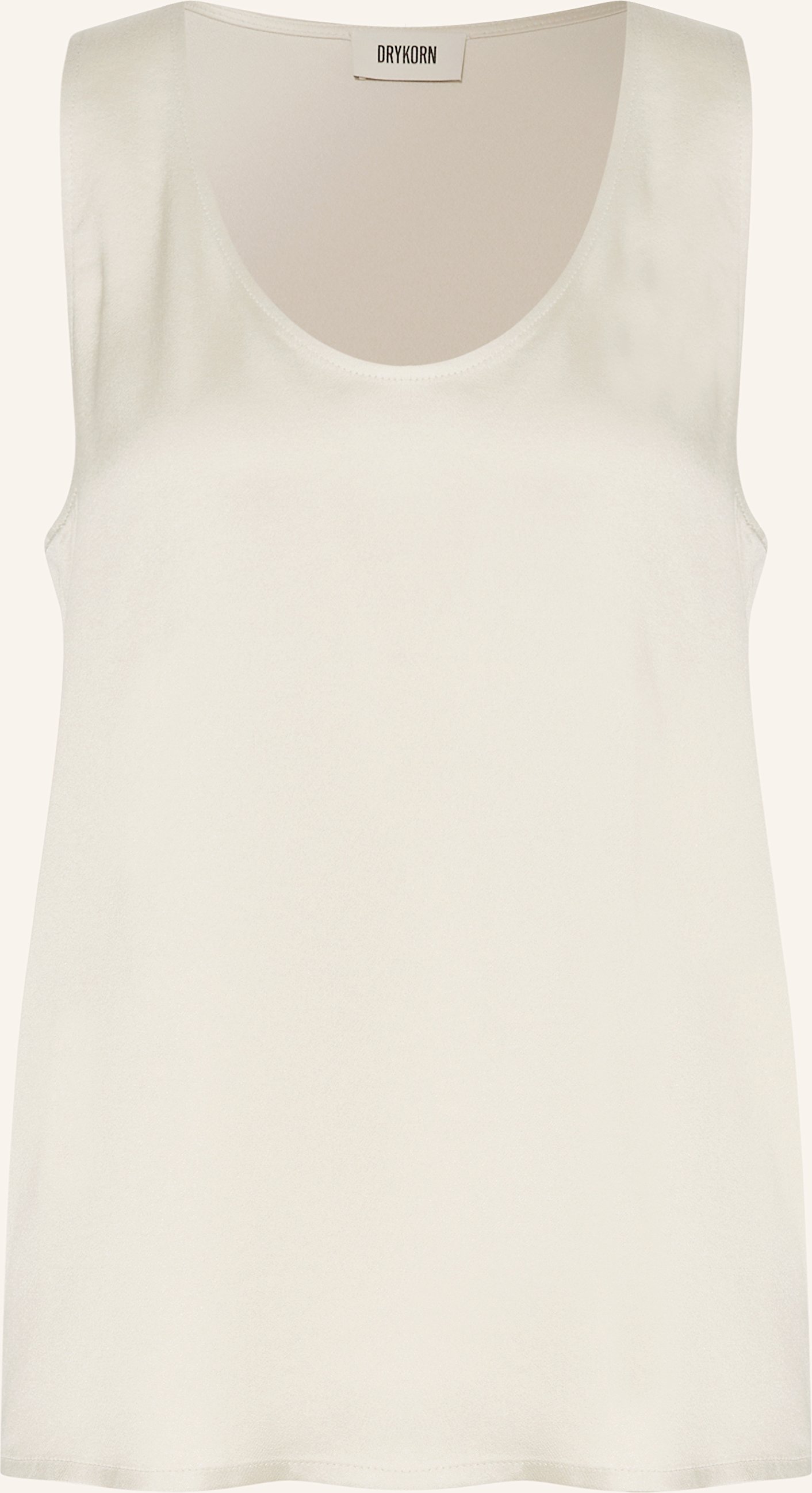 Drykorn Blusenshirt Aminah Aus Satin beige