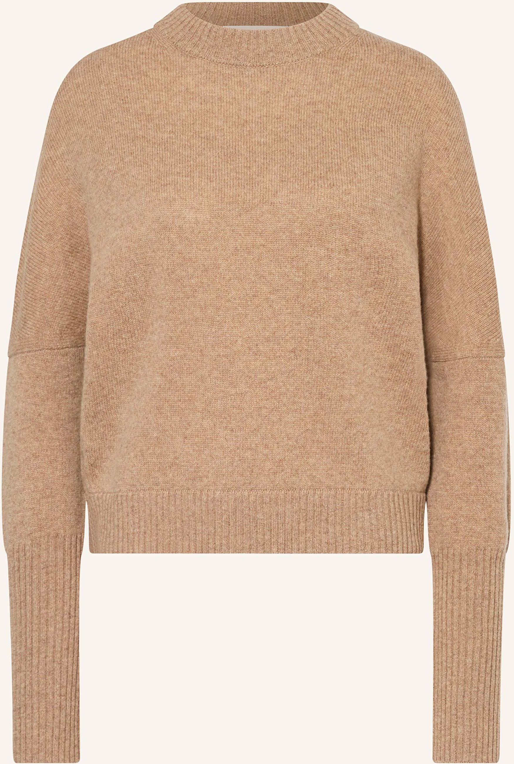 Closed Cropped-Pullover beige