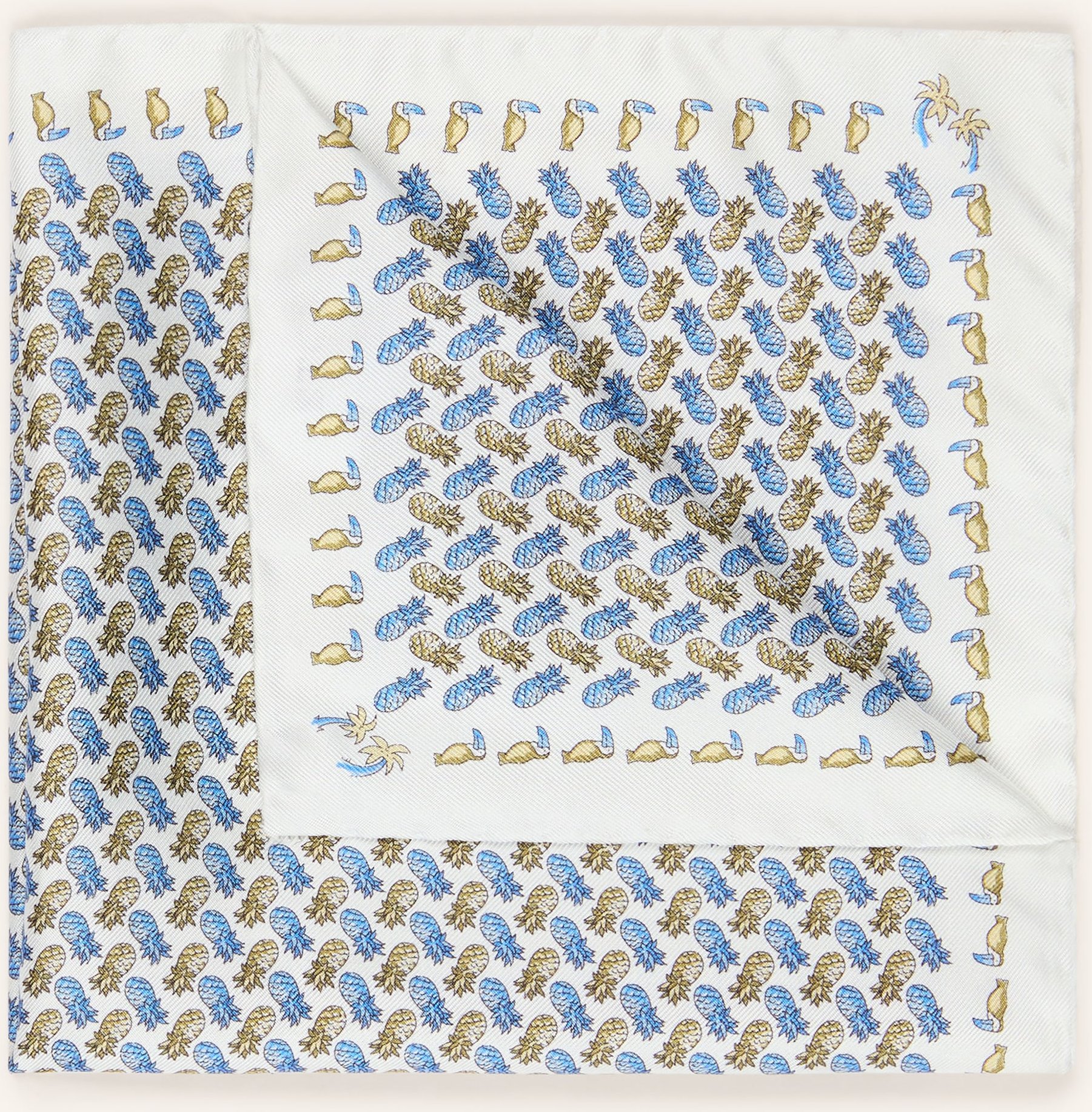 Eton Einstecktuch weiss