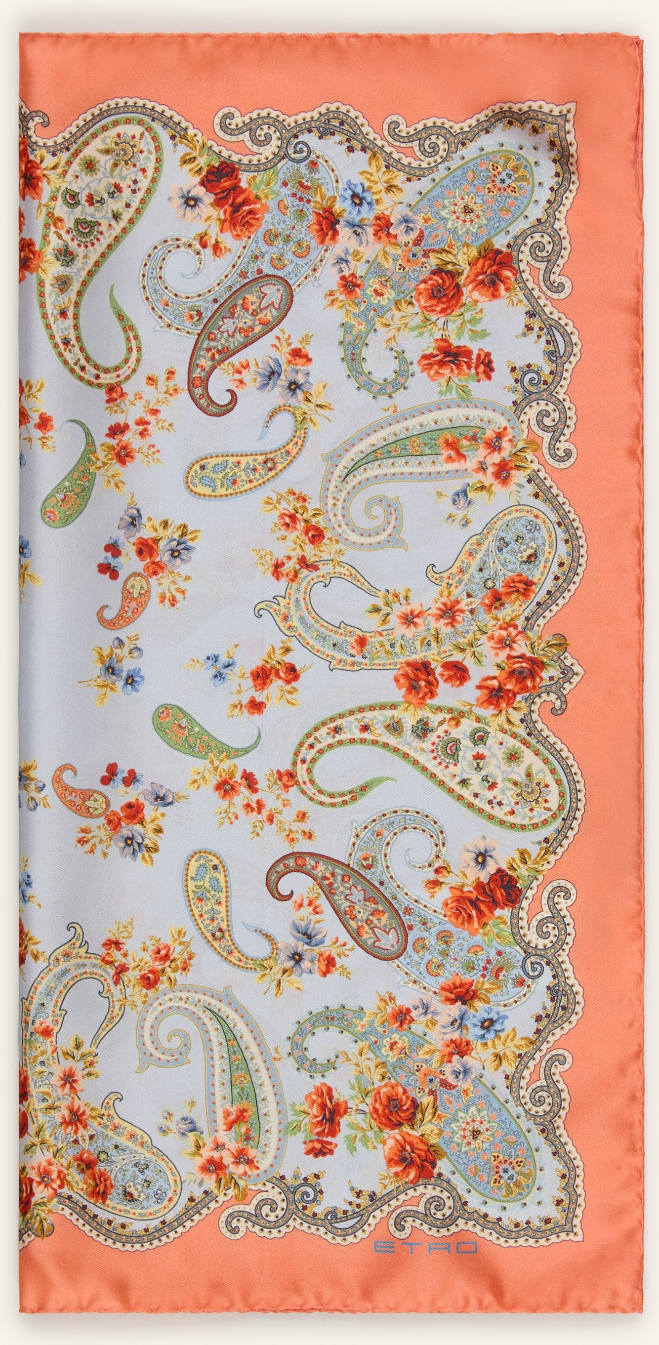 Etro Seidentuch Rigoletto orange