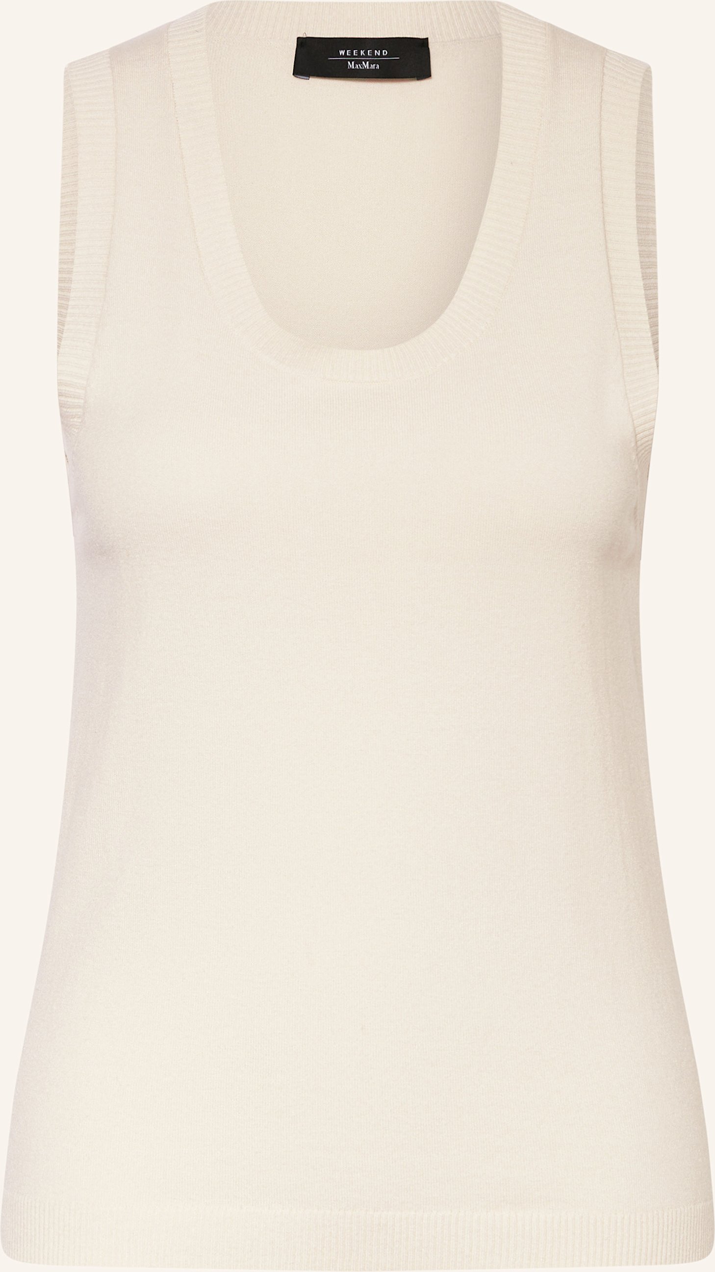 Weekend Max Mara Stricktop Asbuurg weiss