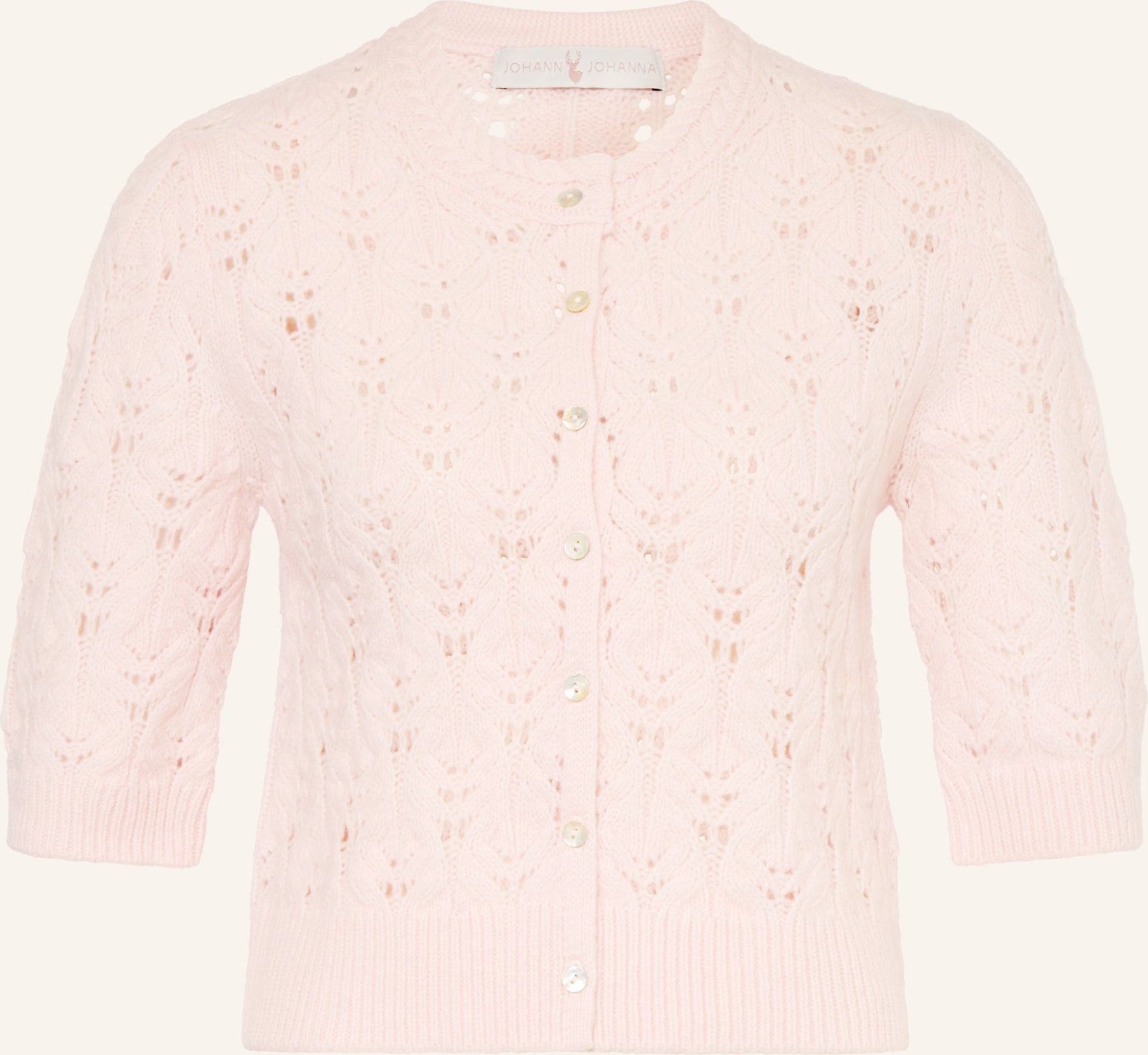Johann & Johanna Strickjacke rosa