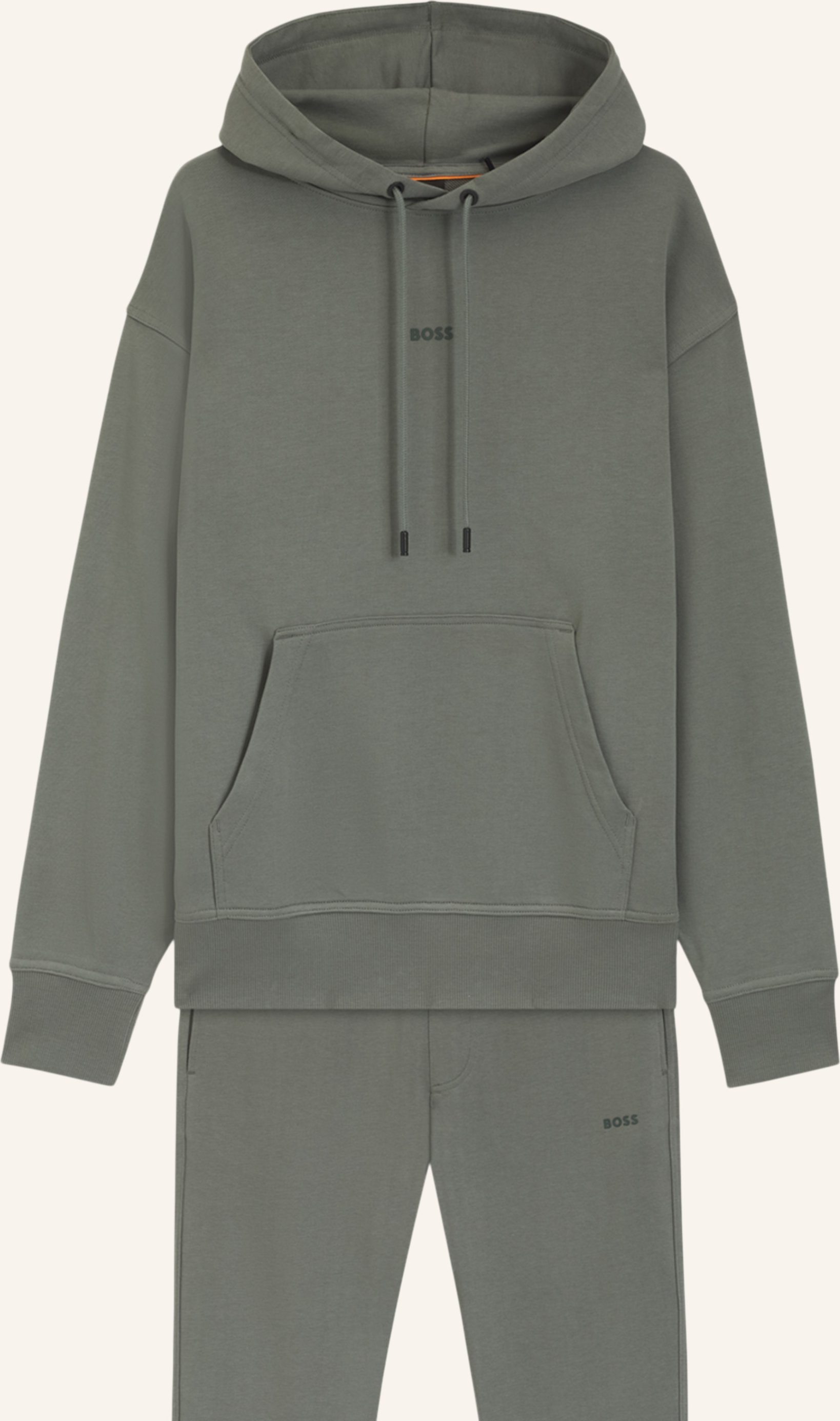 Boss Sweatshirt Tracksuitwesmallhood Regular Fit grau