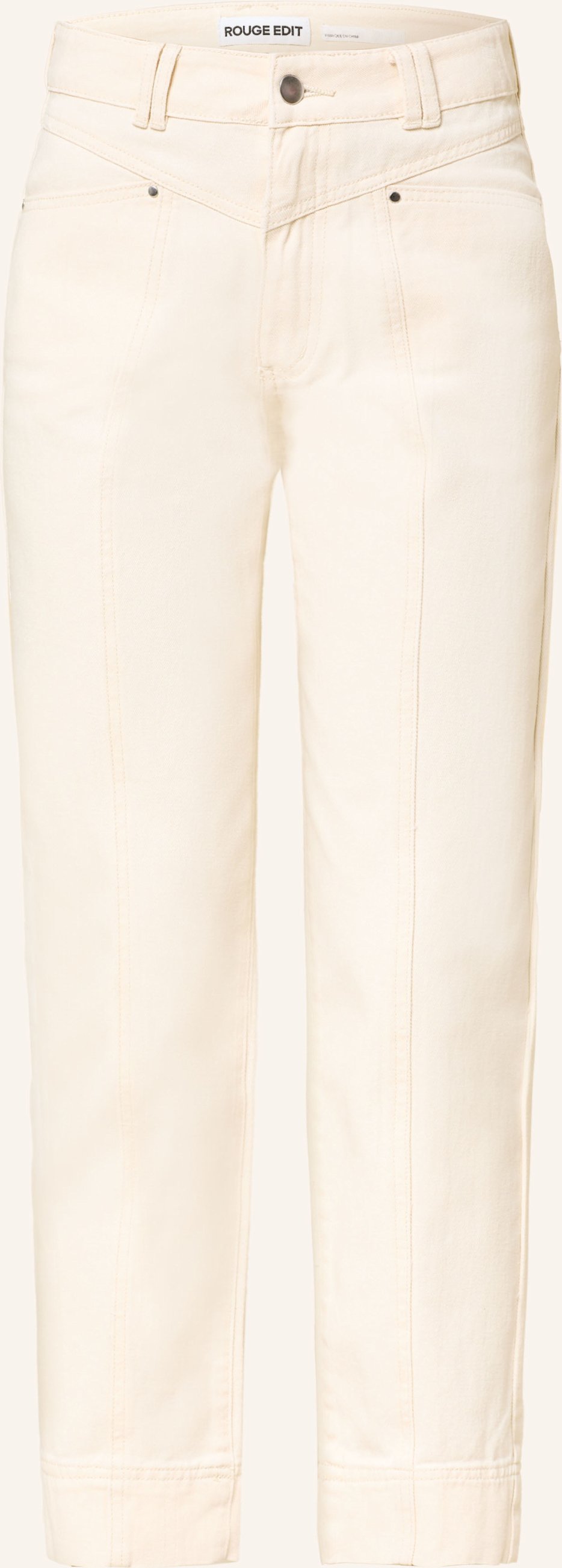 Rouge Vila Straight Jeans beige