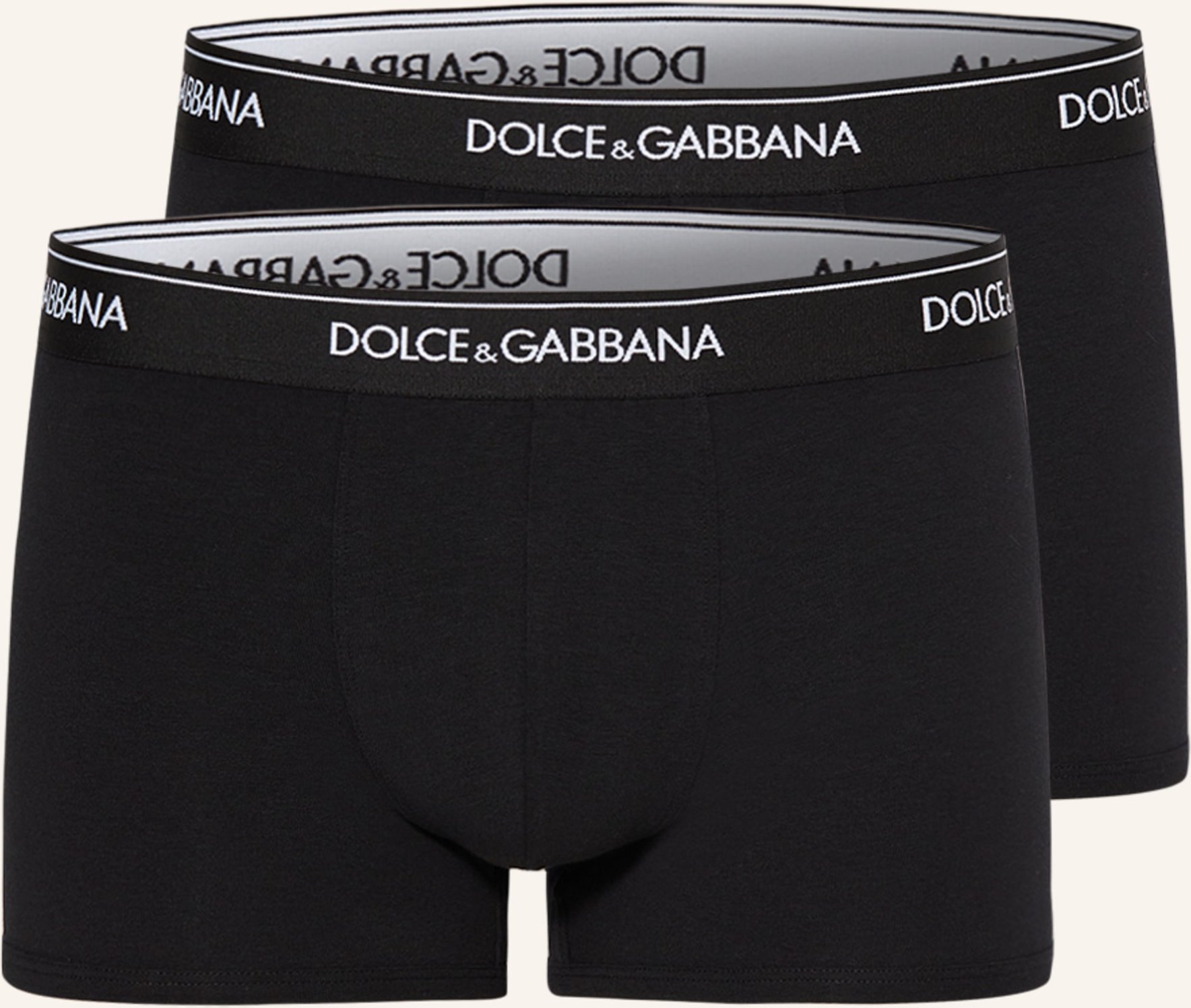 Thumbnail - Dolce & Gabbana 2er-Pack Boxershorts schwarz