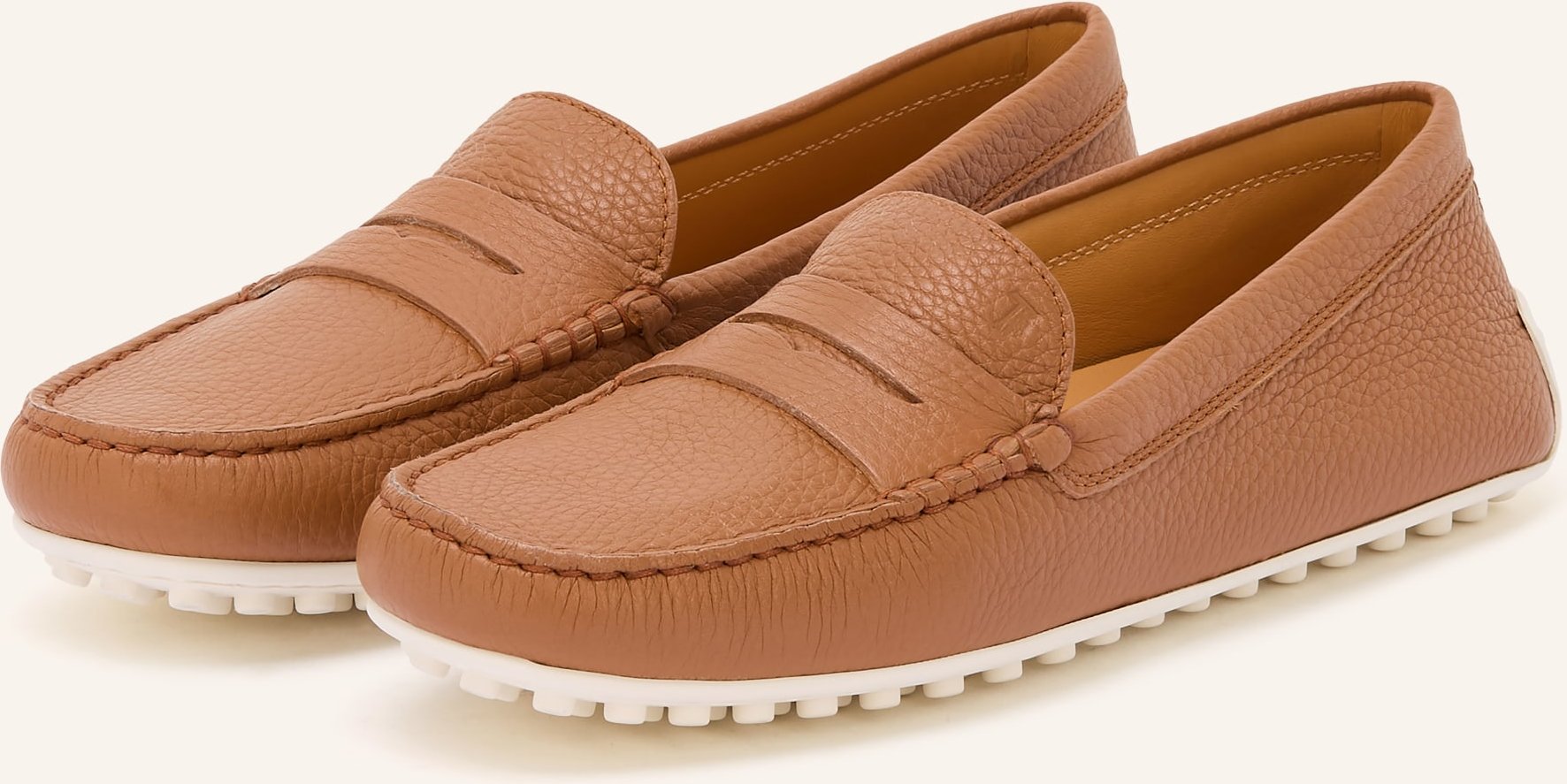 Tod's Penny-Loafer Gomma braun