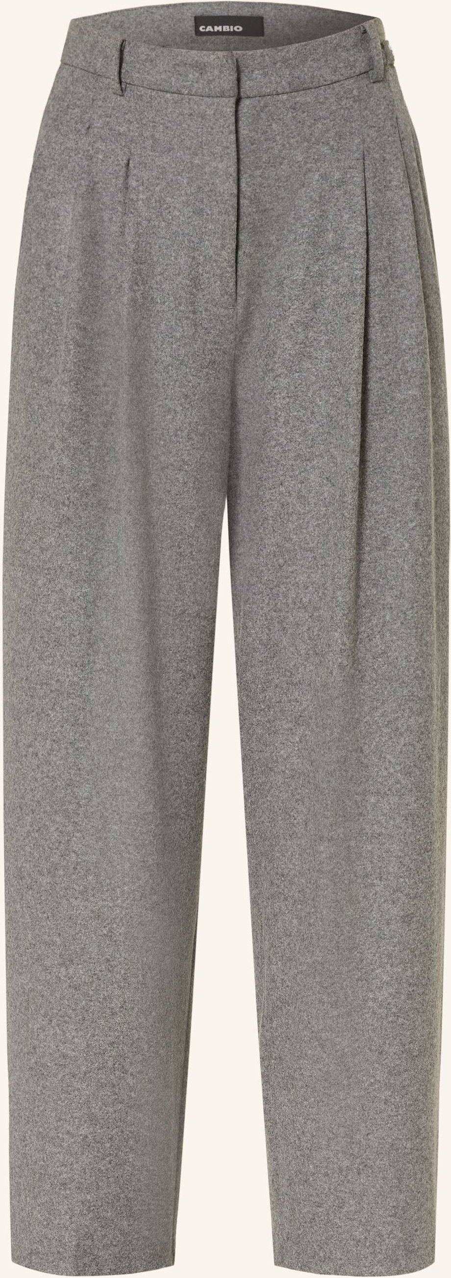 Cambio 7/8-Hose Emilie Aus Flanell grau