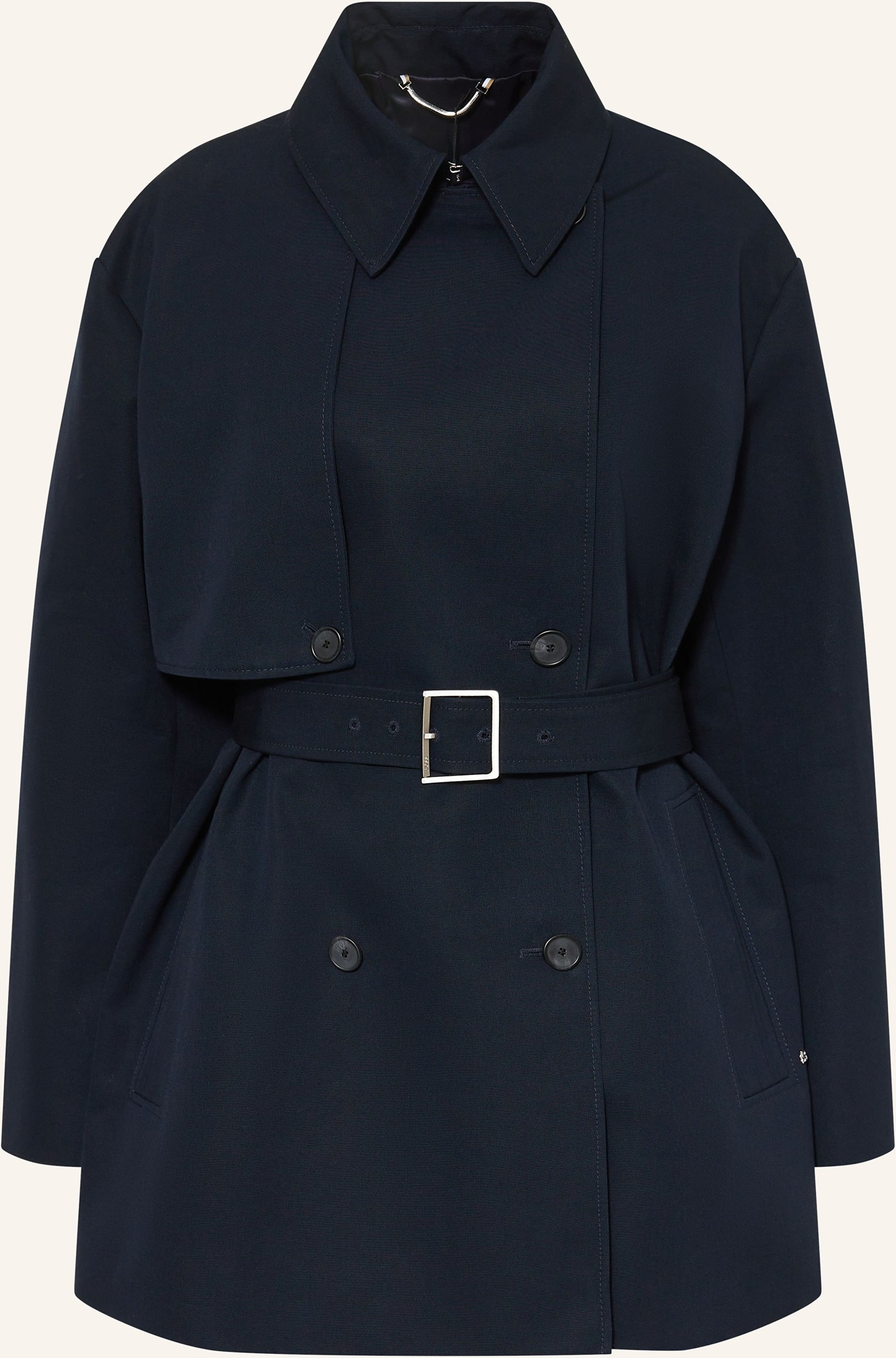 Boss Trenchcoat Cromas blau