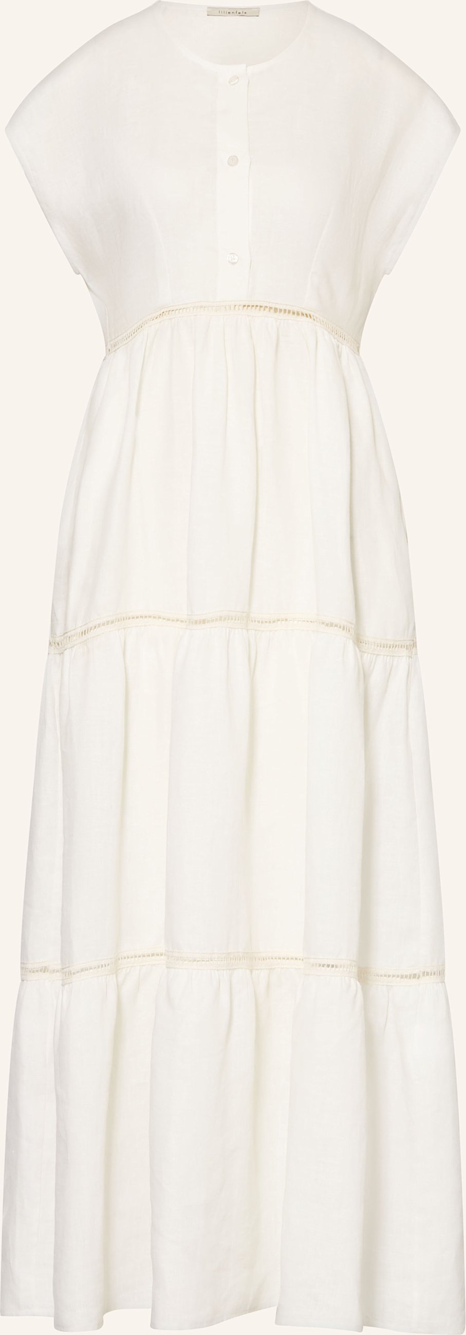 Thumbnail - Lilienfels Leinenkleid weiss