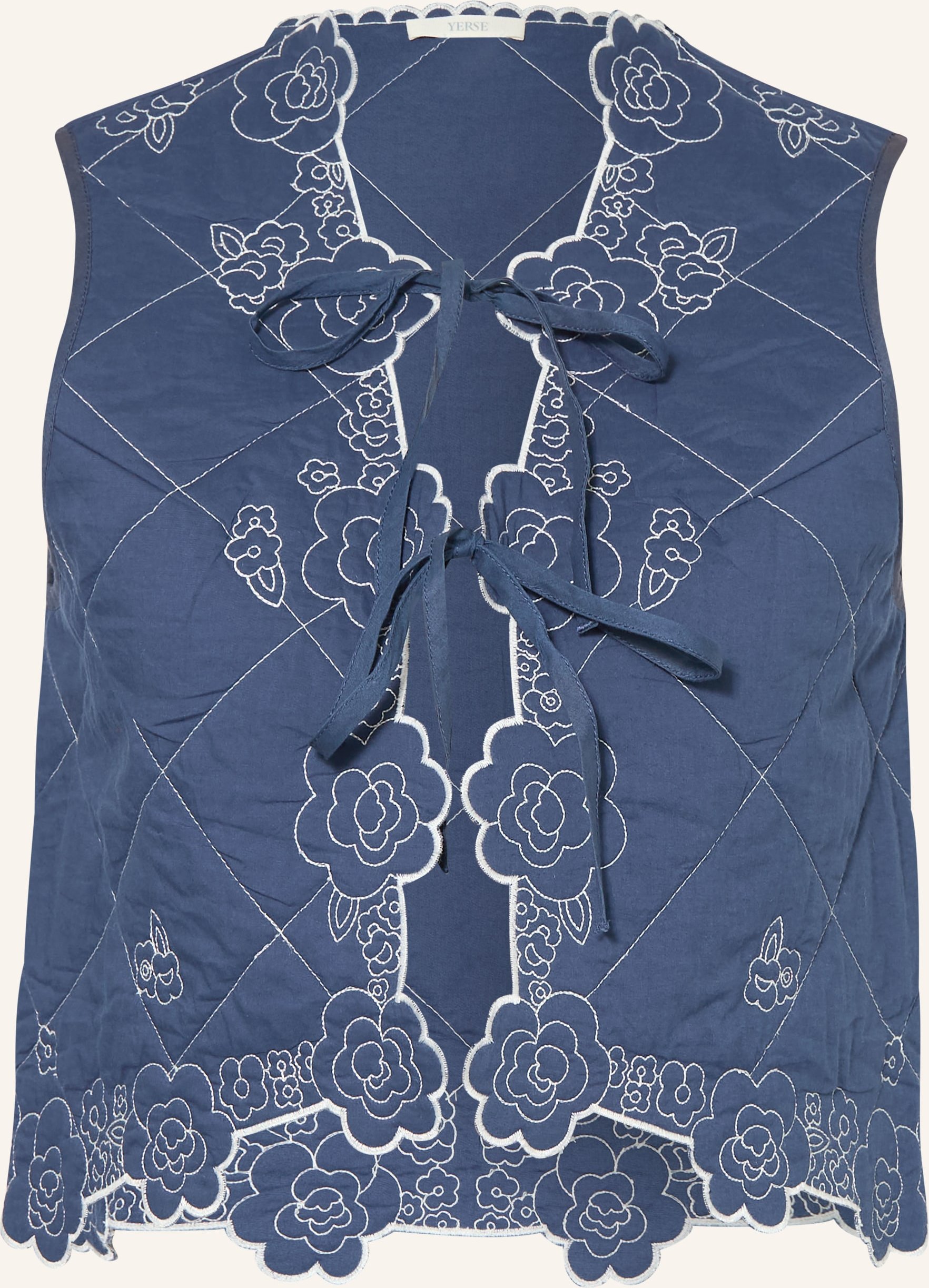 Yerse Weste Cecilie blau
