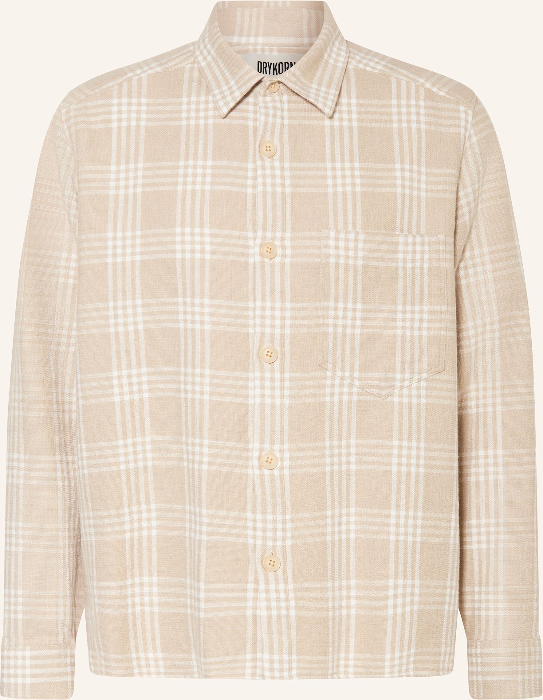 Drykorn Overshirt Dieggo beige