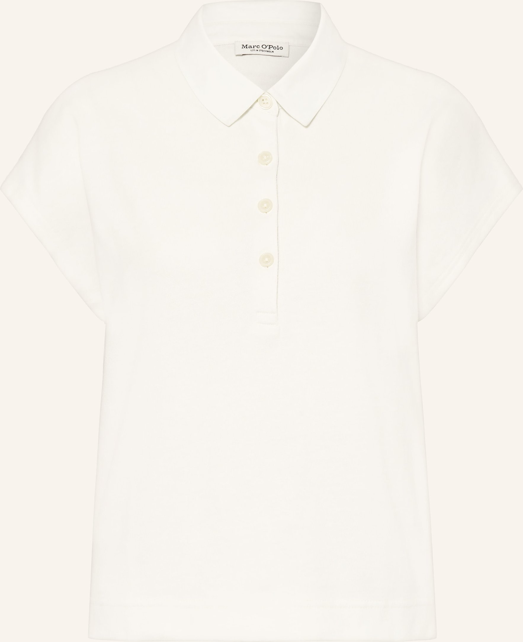 Thumbnail - Marc O'polo Strick-Poloshirt weiss