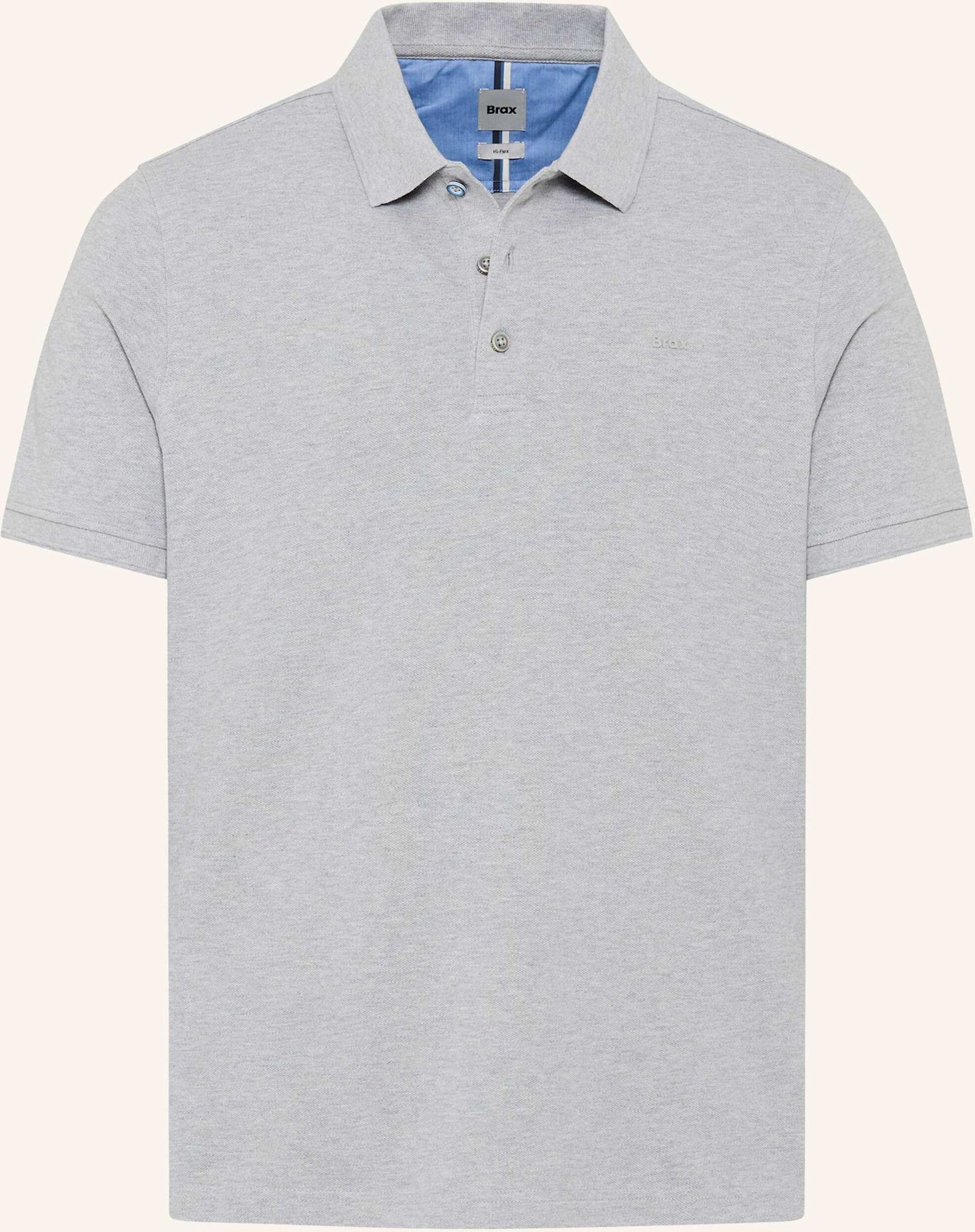 Brax Piqué-Poloshirt Style Pete grau