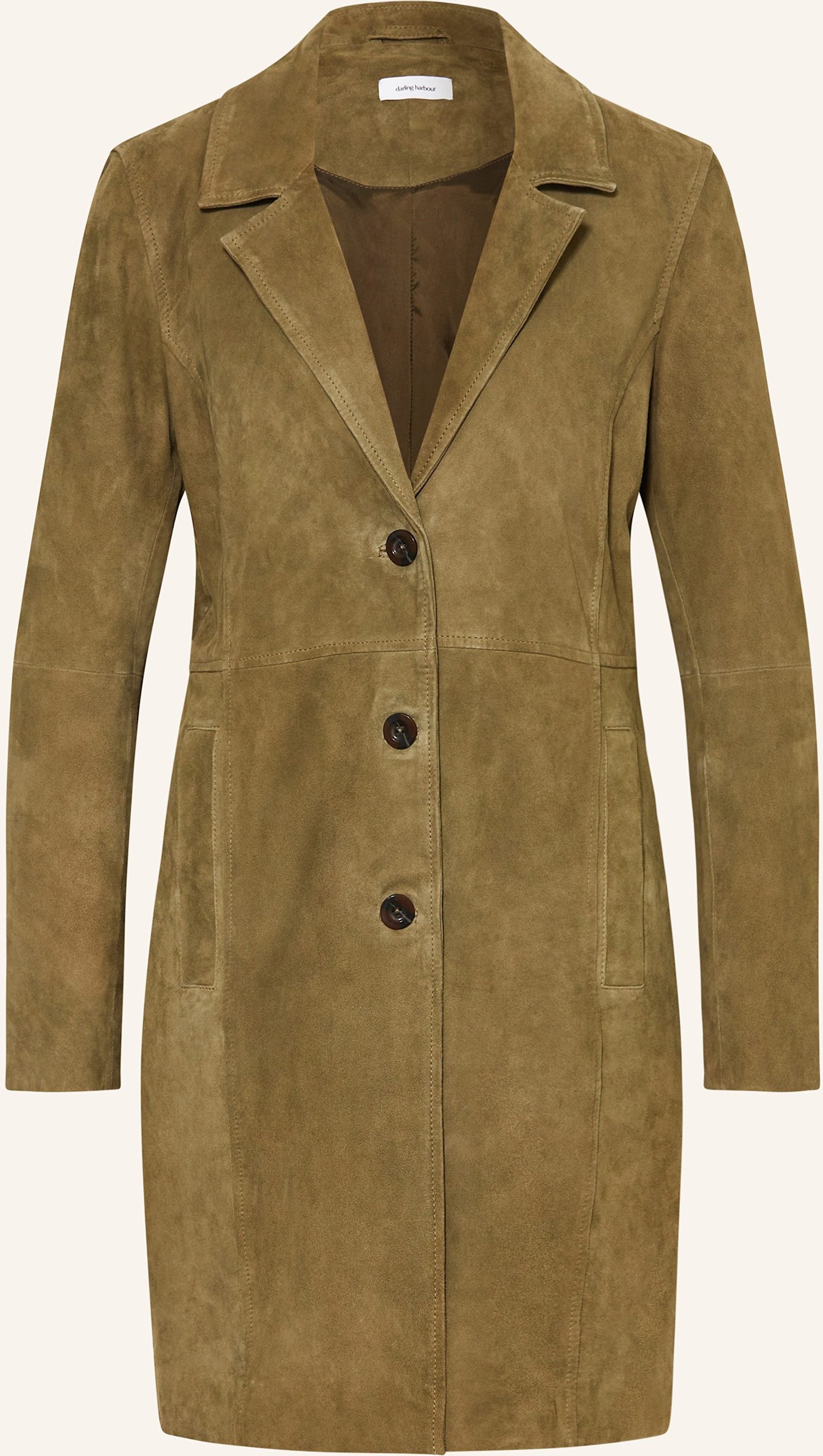 Darling Harbour Ledermantel gruen