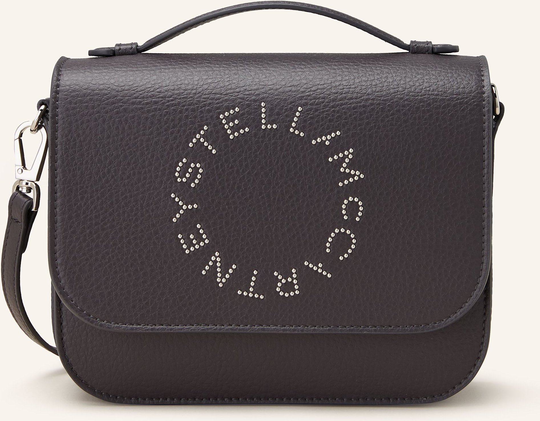 Stella Mccartney Umhängetasche Mit Nieten grau