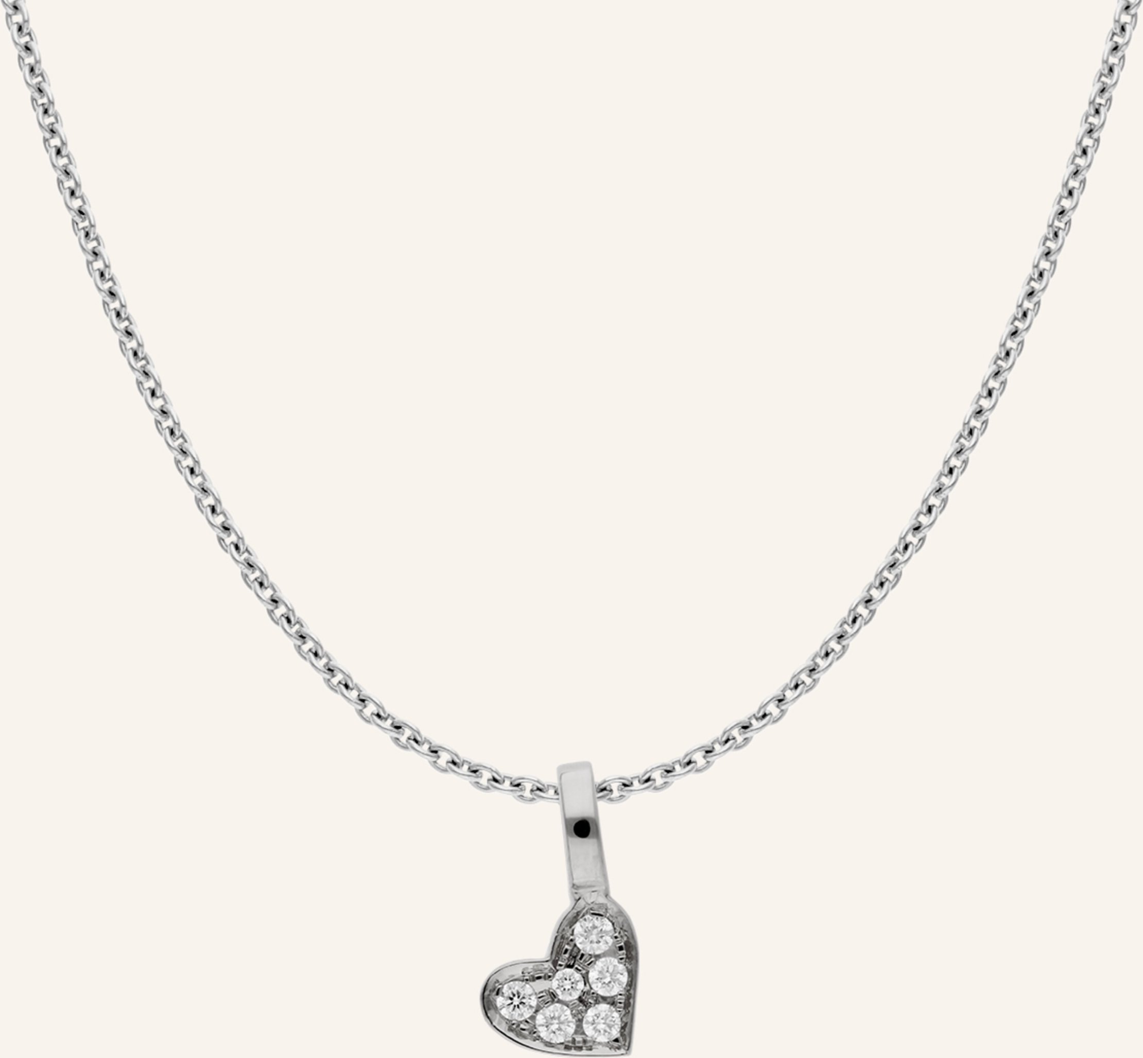 Cada Kette Tiny Heart silber