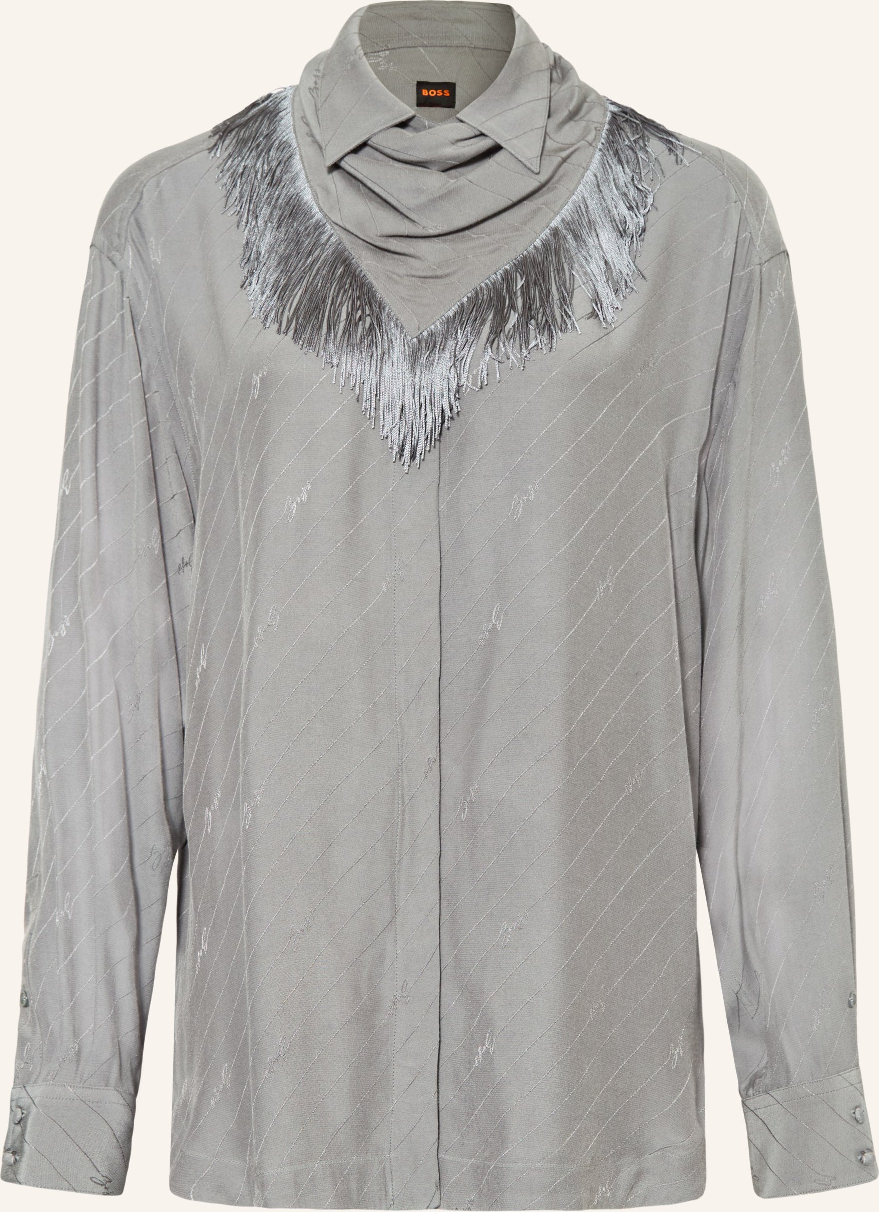 Boss Hemdbluse Bosciarpa grau