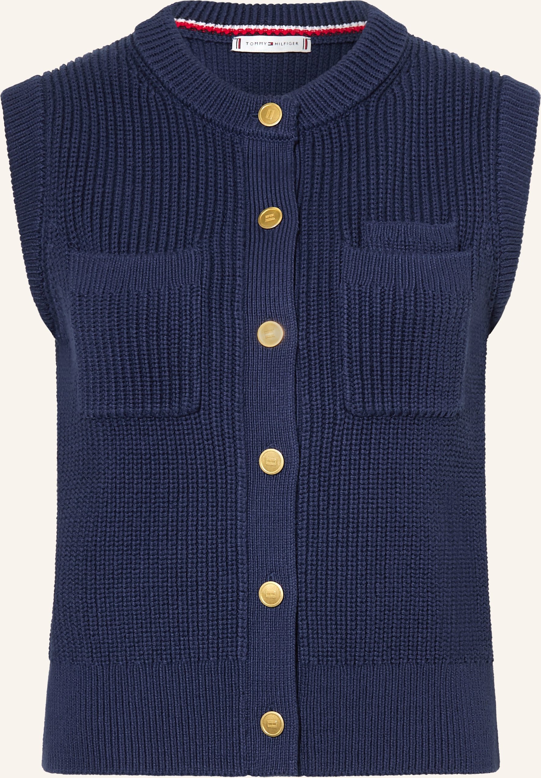 Tommy Hilfiger Strickweste blau