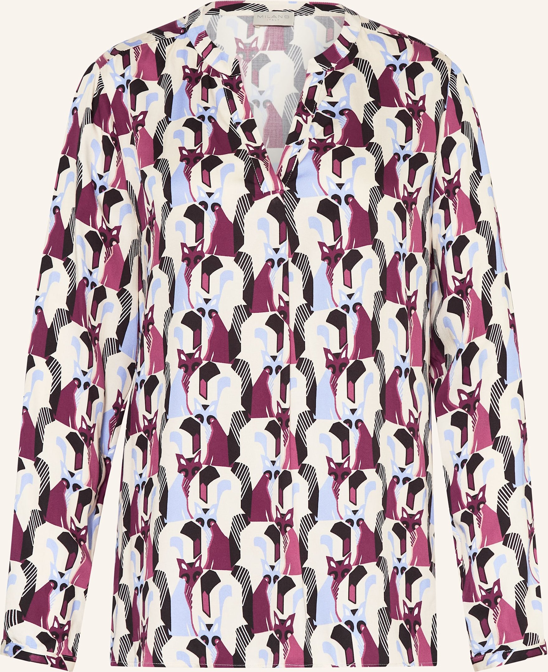 Milano Italy Blusenshirt rot