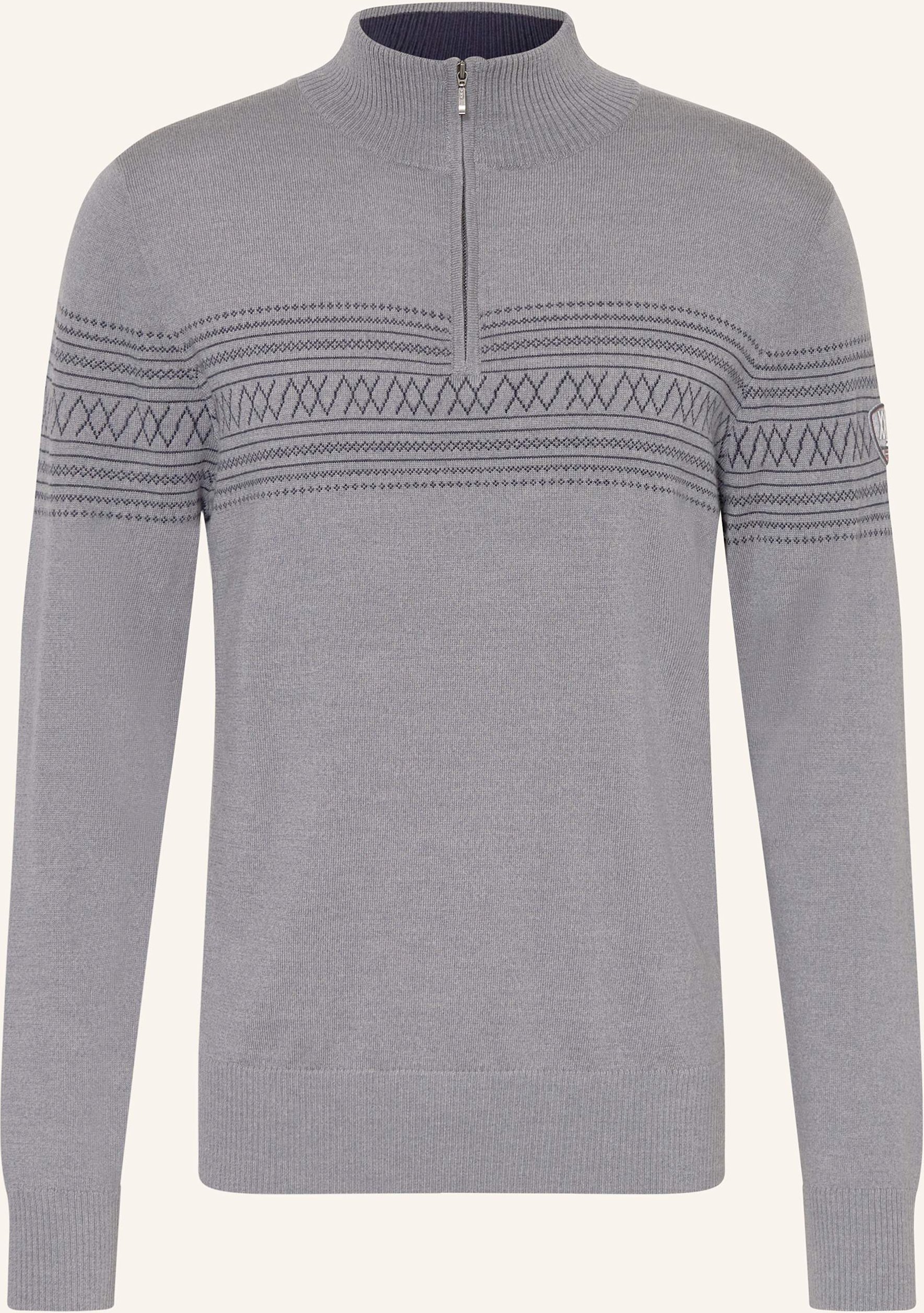 We Norwegians Troyer Signature Aus Merinowolle grau