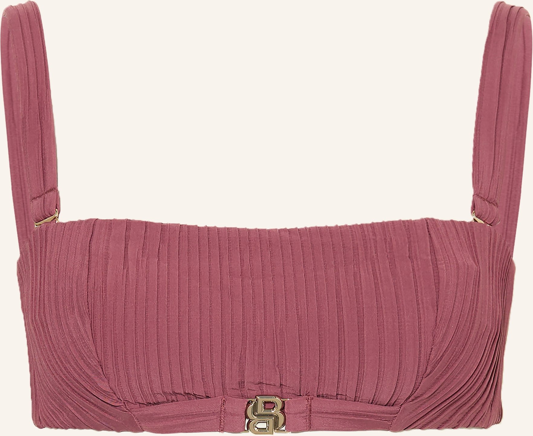 Boss Bandeau-Bikini-Top Double B rot