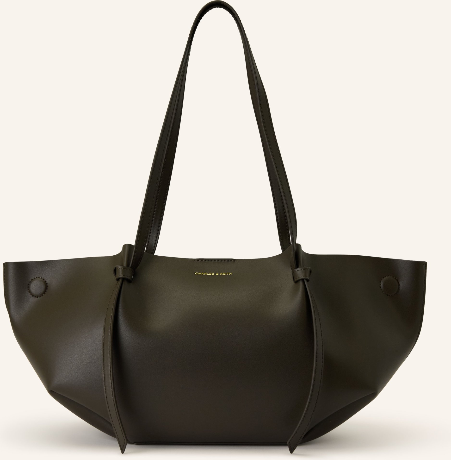 Charles & Keith Shopper Calla Mit Pouch braun