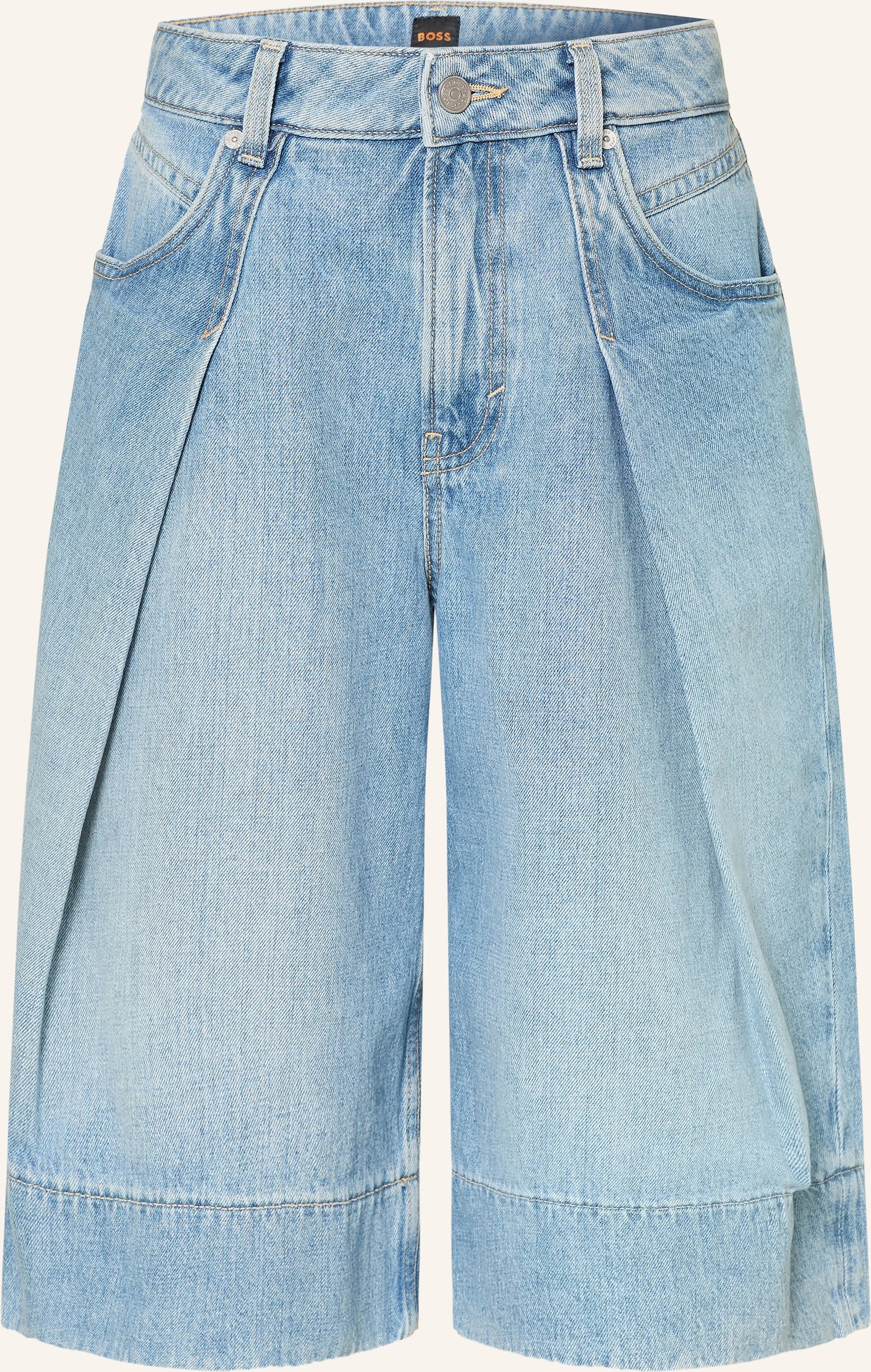 Boss Jeans-Bermudas Slouchy blau