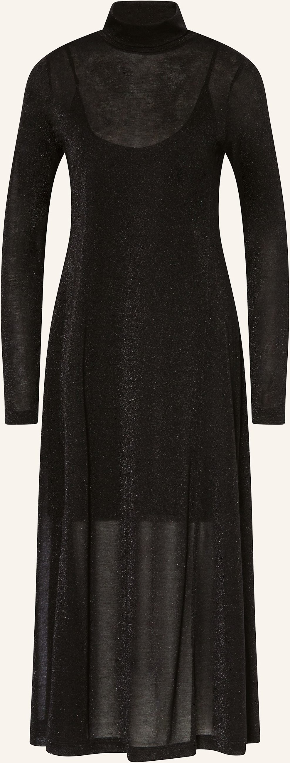 Thumbnail - Drykorn Jerseykleid Aroli Mit Glitzergarn schwarz