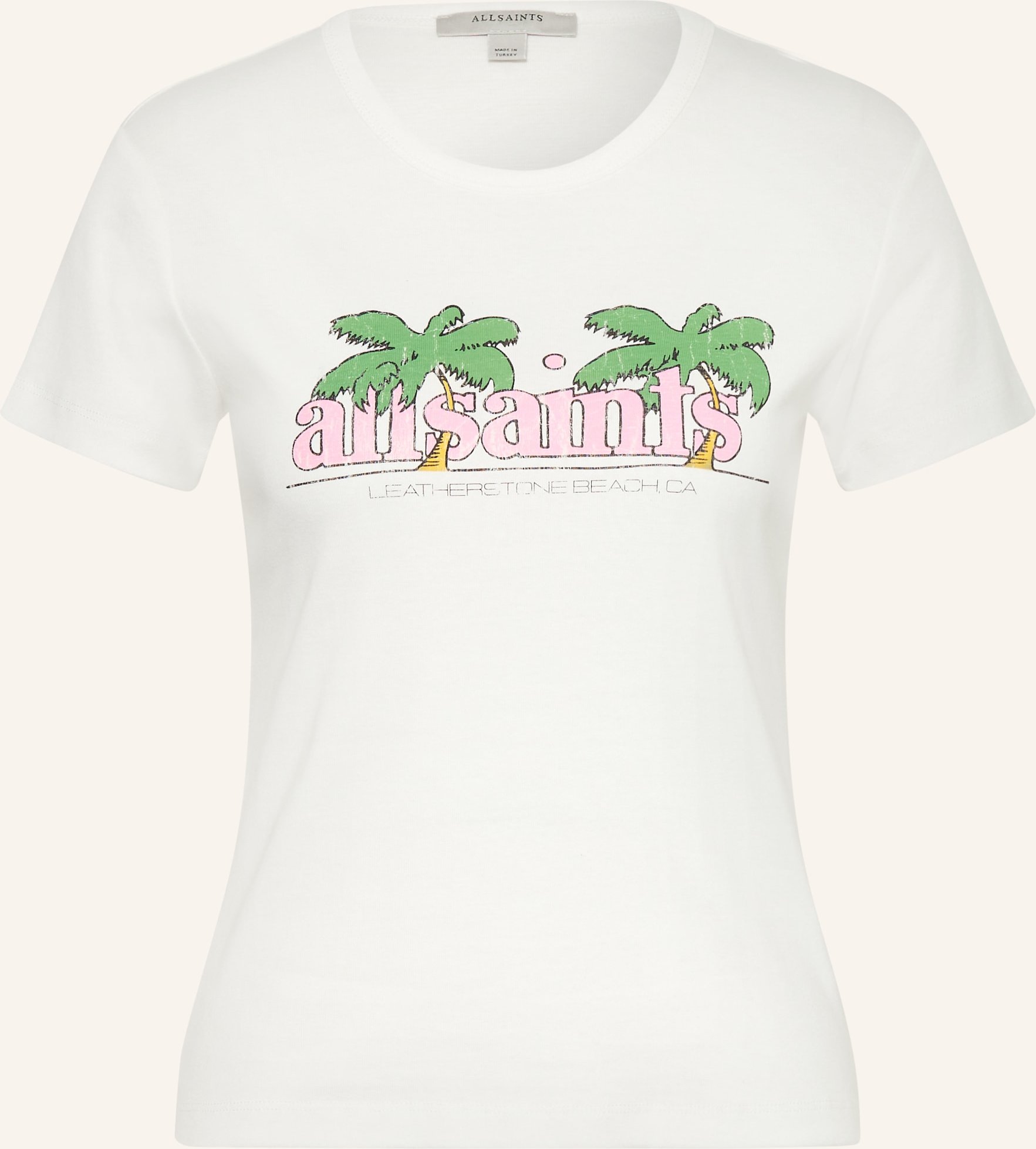 Allsaints T-Shirt Troppo Stevie weiss