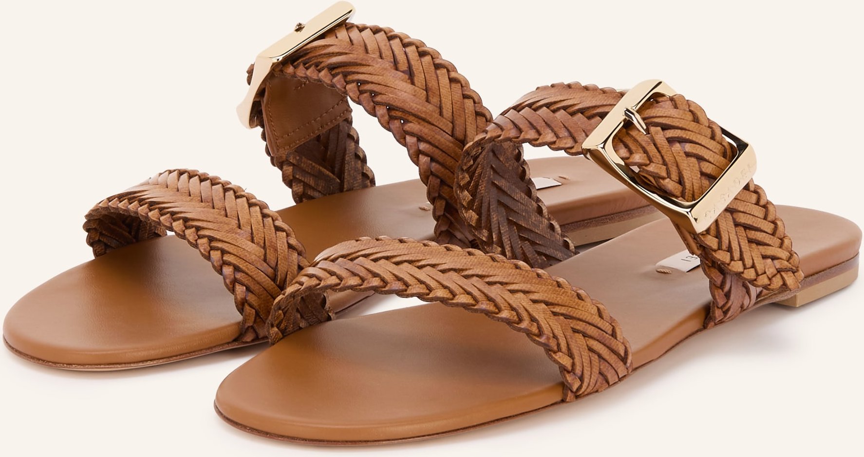 Casadei Pantoletten Kenya braun