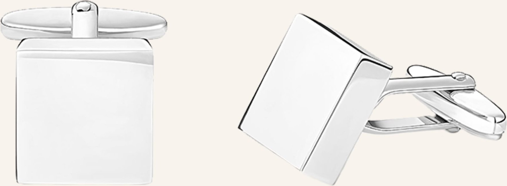 Wempe Fine Jewelry Manschettenknöpfe Basics silber