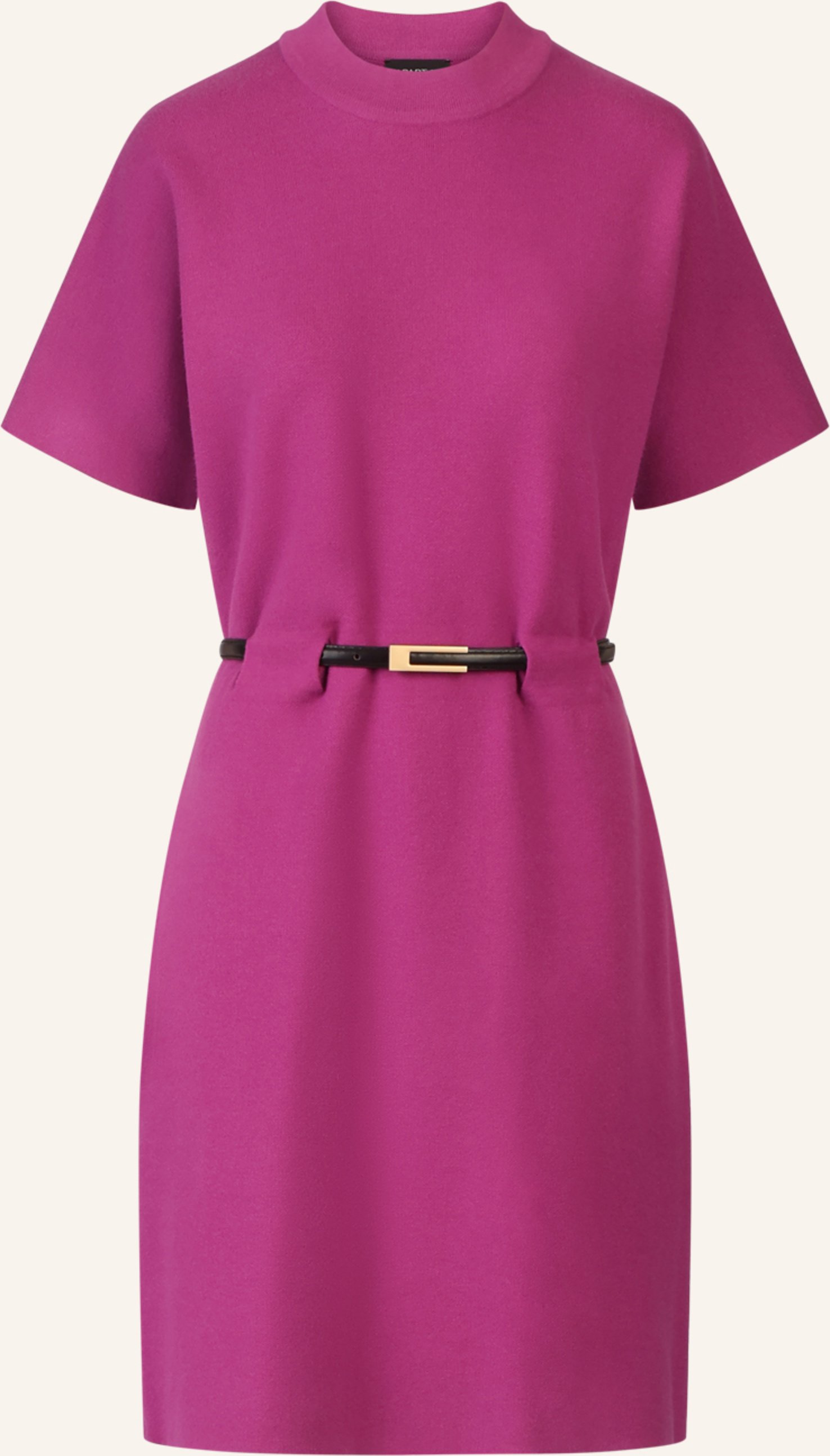 Apart Strickkleid Mit Gürtel lila