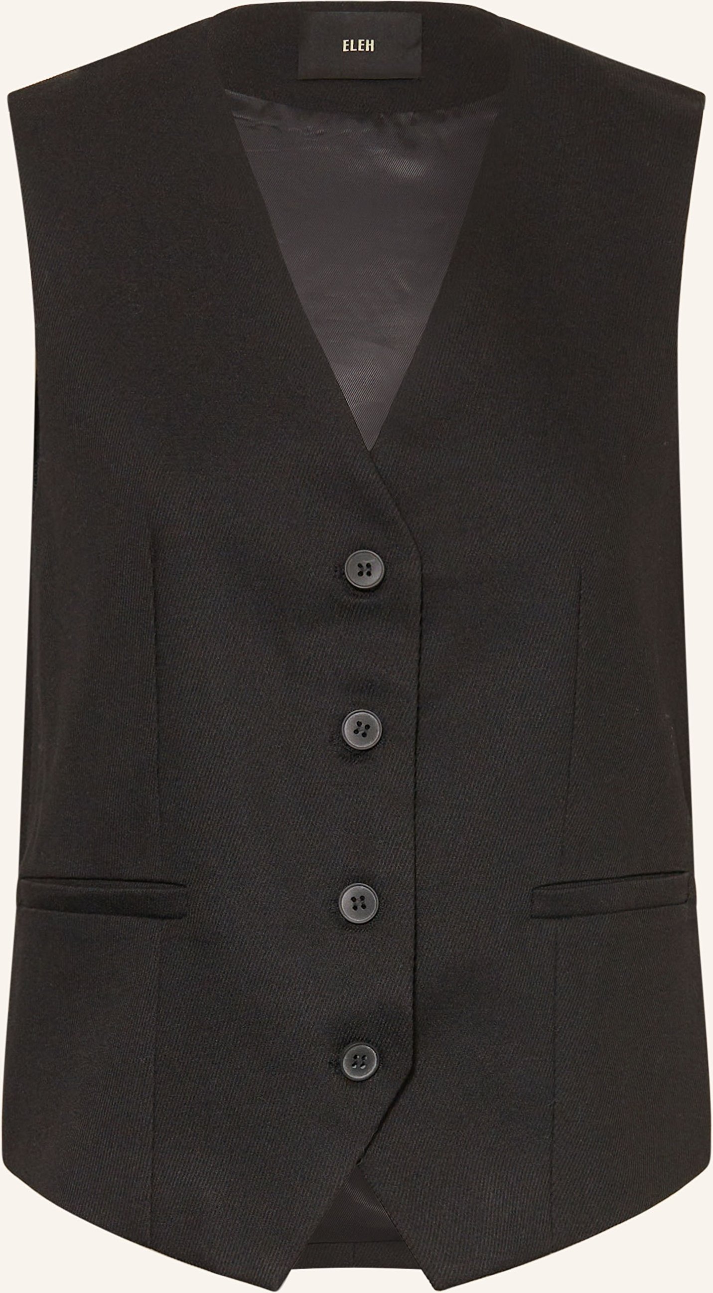 Eleh Blazerweste schwarz