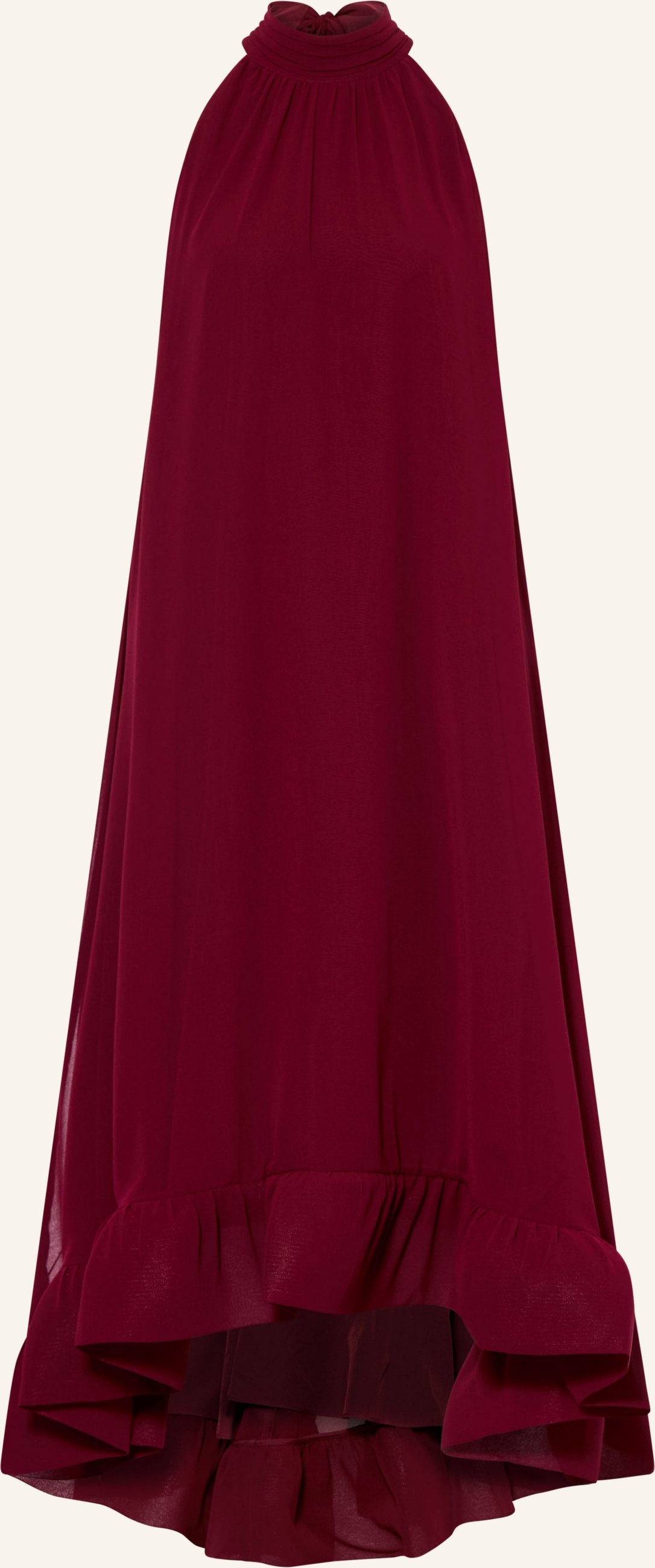 Apart Abendkleid Mit Volants rot