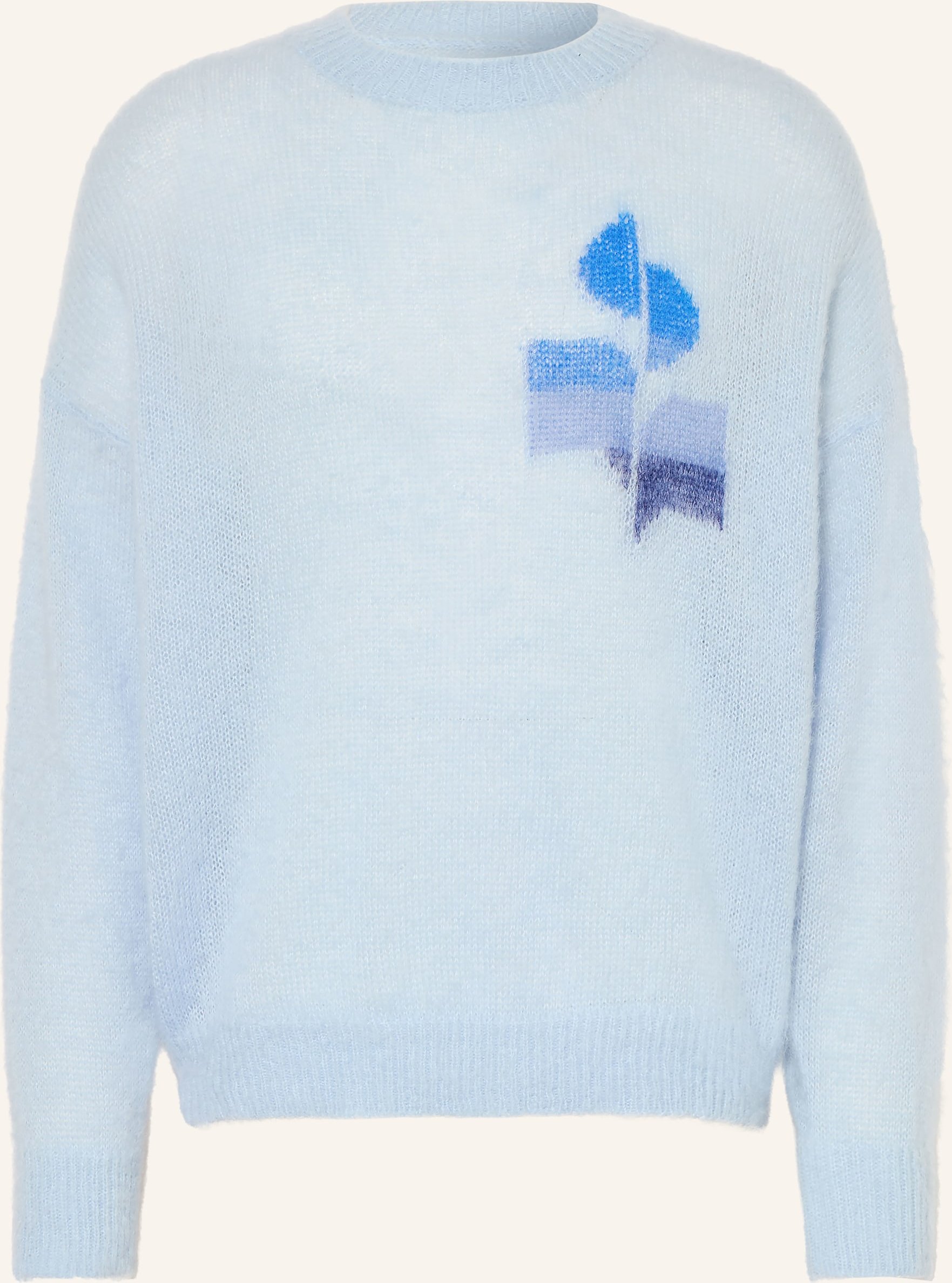 Isabel Marant Pullover Drany Mit Mohair blau