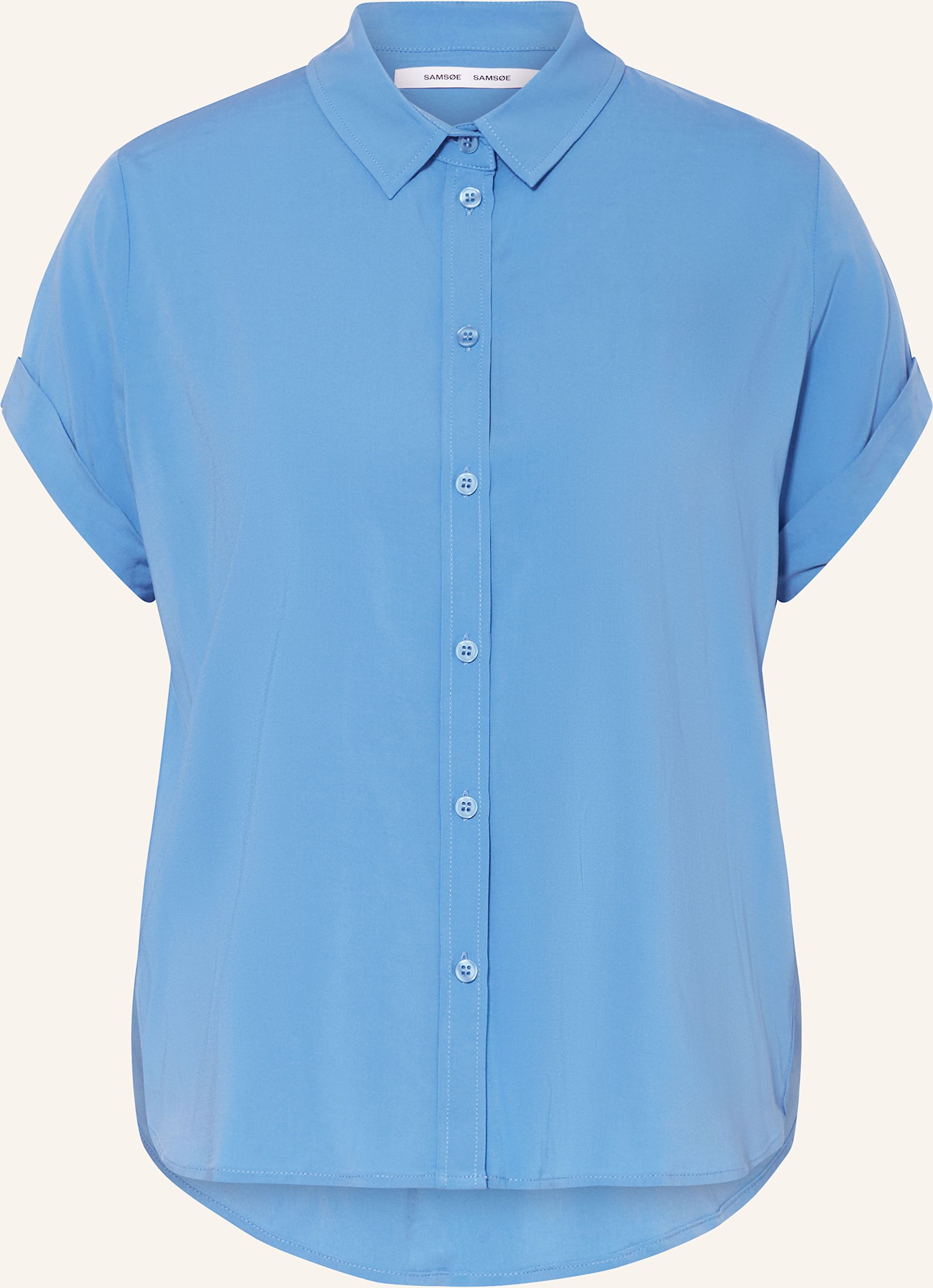 Samsøe Samsøe Hemdbluse Majan blau