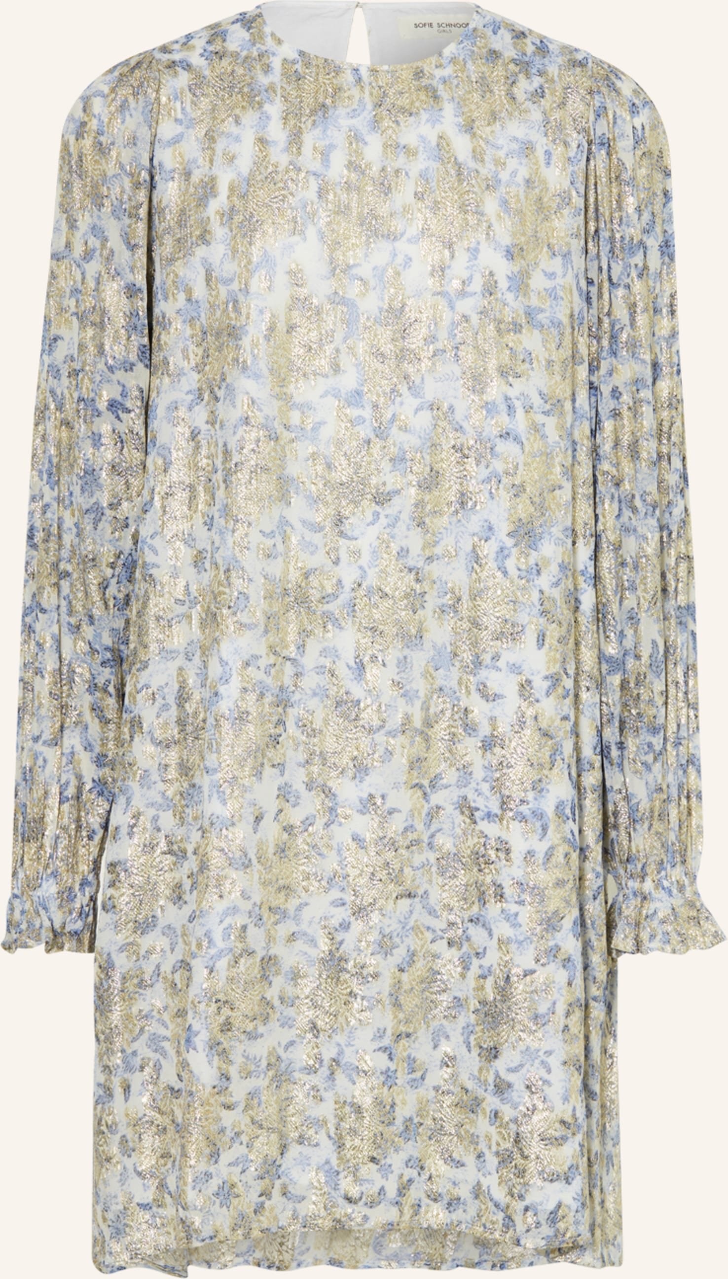 Thumbnail - Sofie Schnoor Kleid Mit Glitzergarn blau